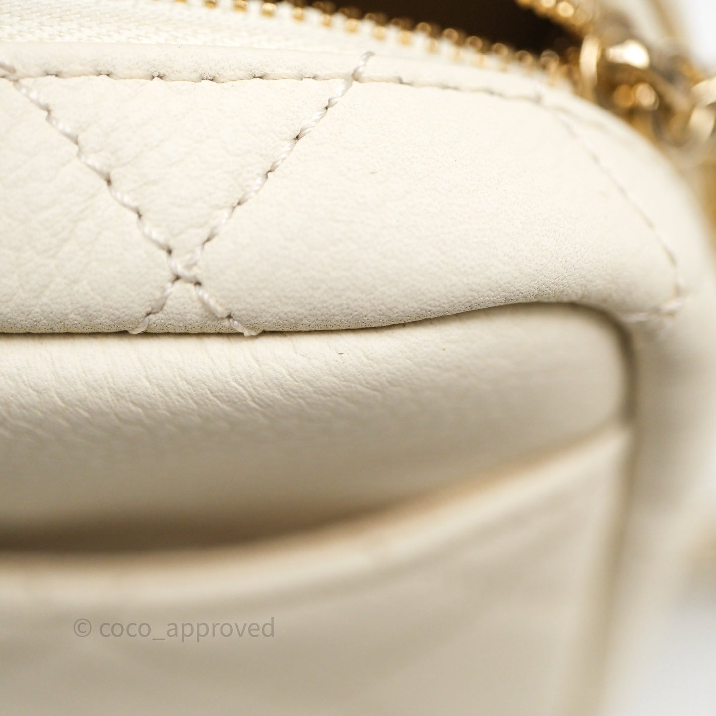 Chanel Mini Camera Bag Light Beige Caviar Gold Hardware