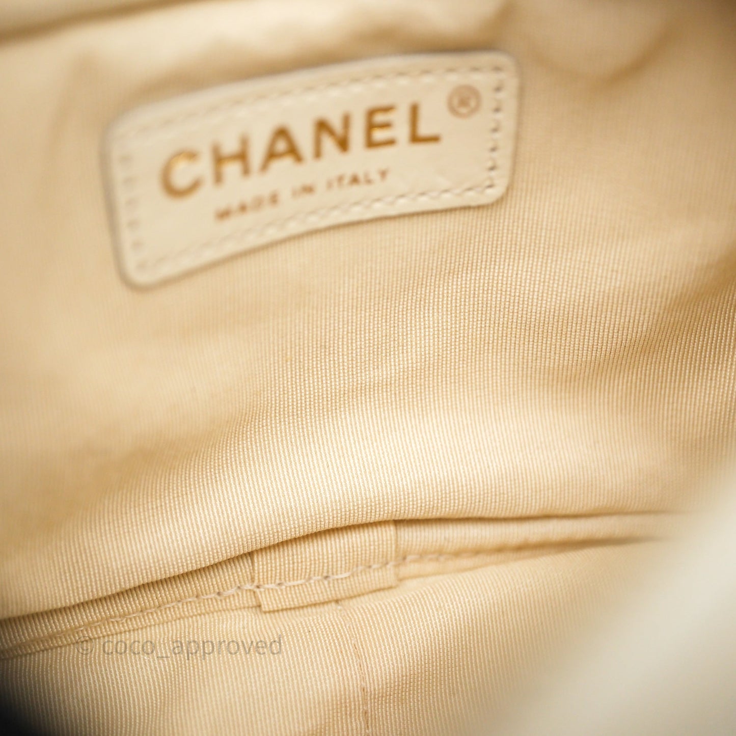 Chanel Mini Camera Bag Light Beige Caviar Gold Hardware