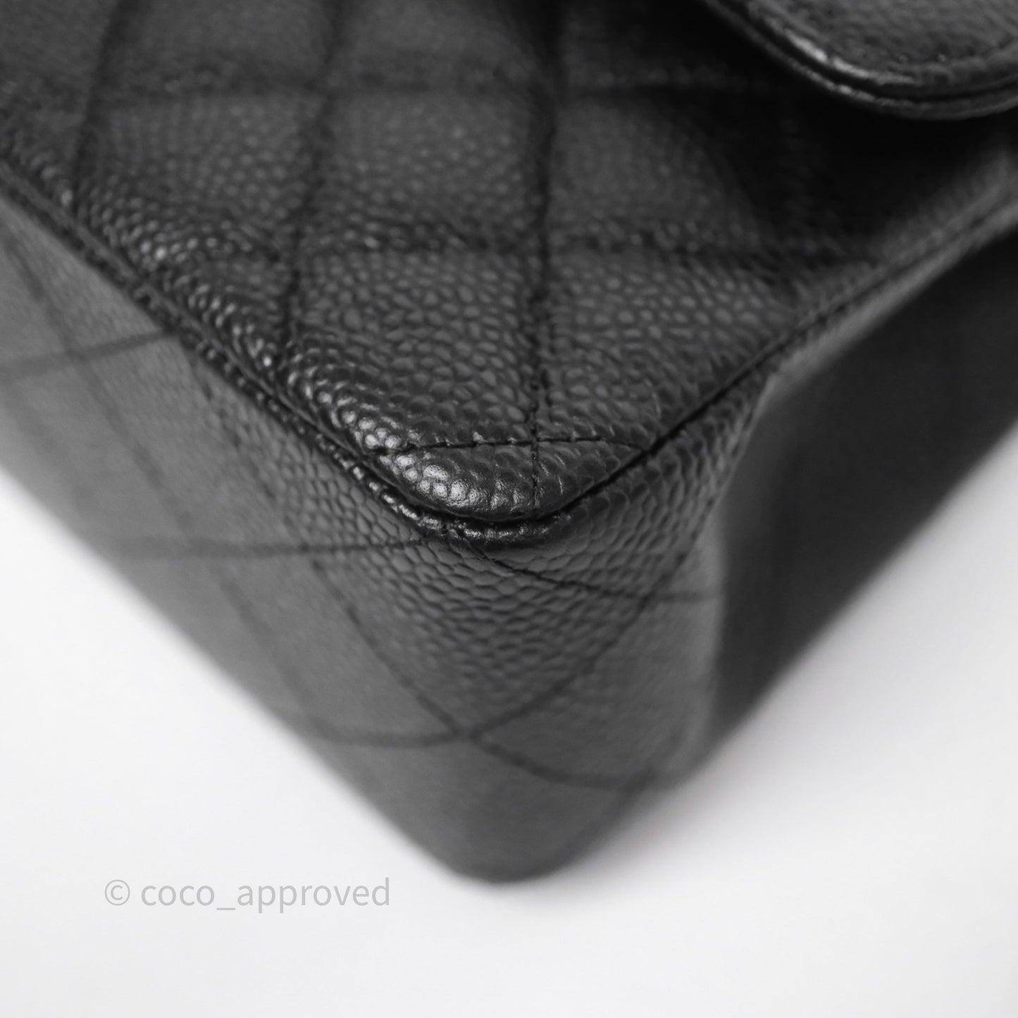 Chanel Small Classic Flap Quilted Black Caviar Gold Hardware