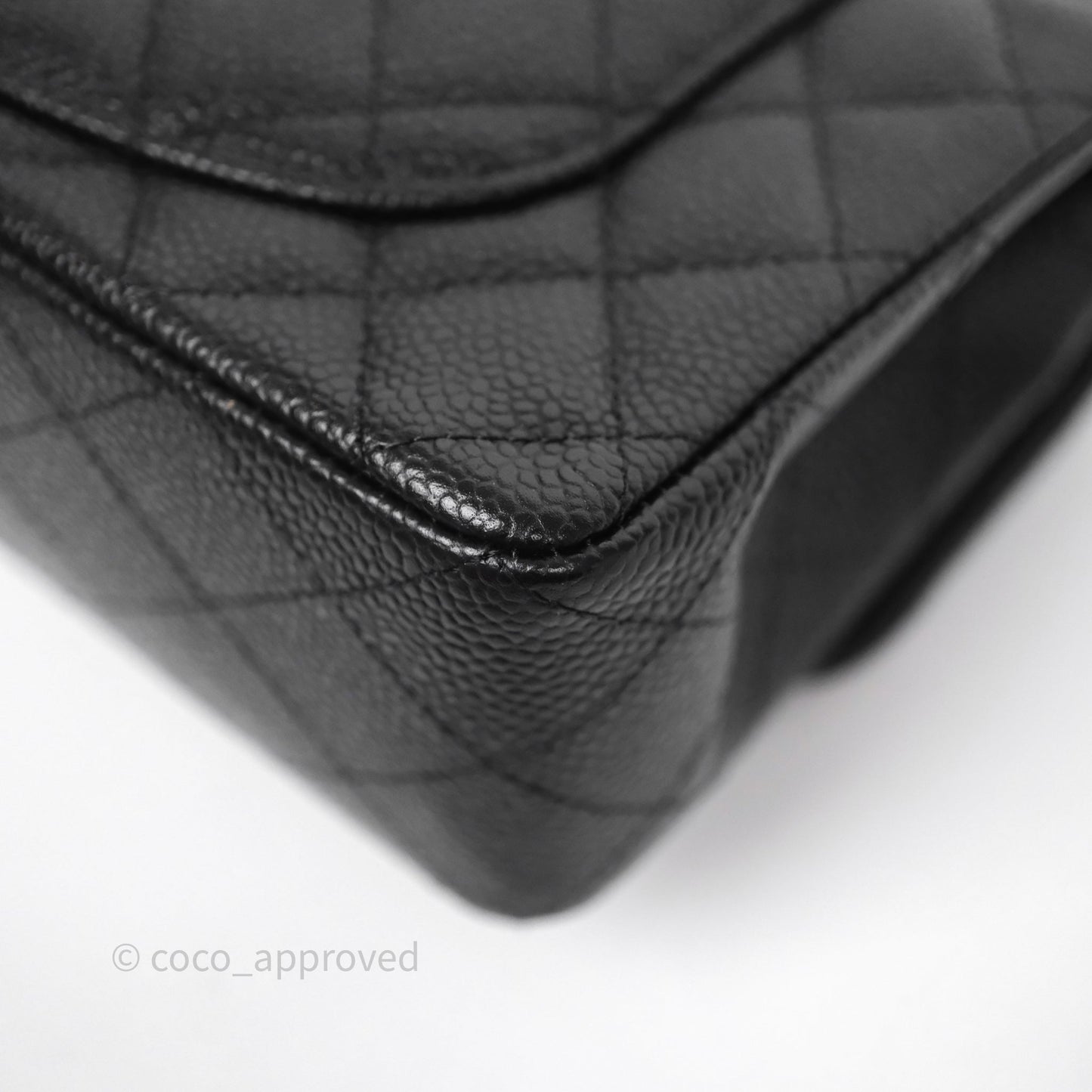 Chanel Small Classic Flap Quilted Black Caviar Gold Hardware