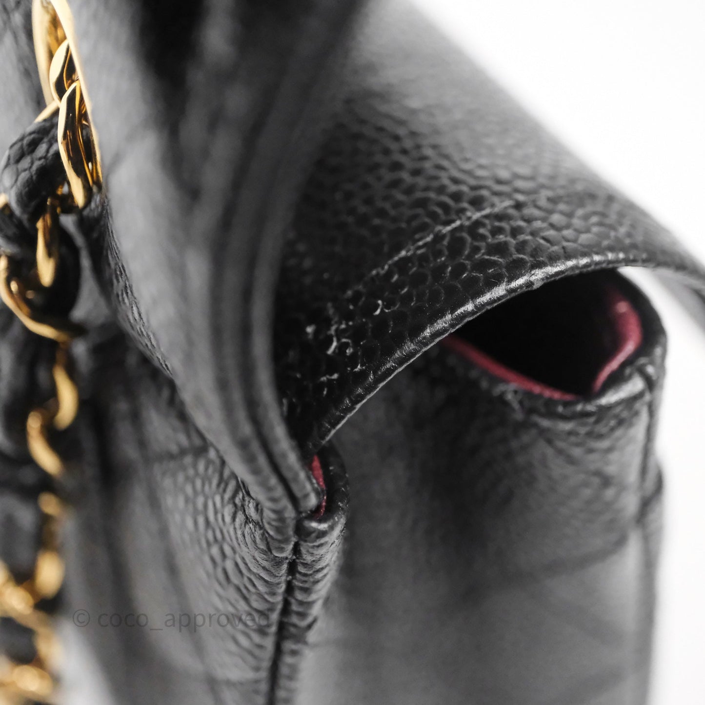 Chanel Small Classic Flap Quilted Black Caviar Gold Hardware