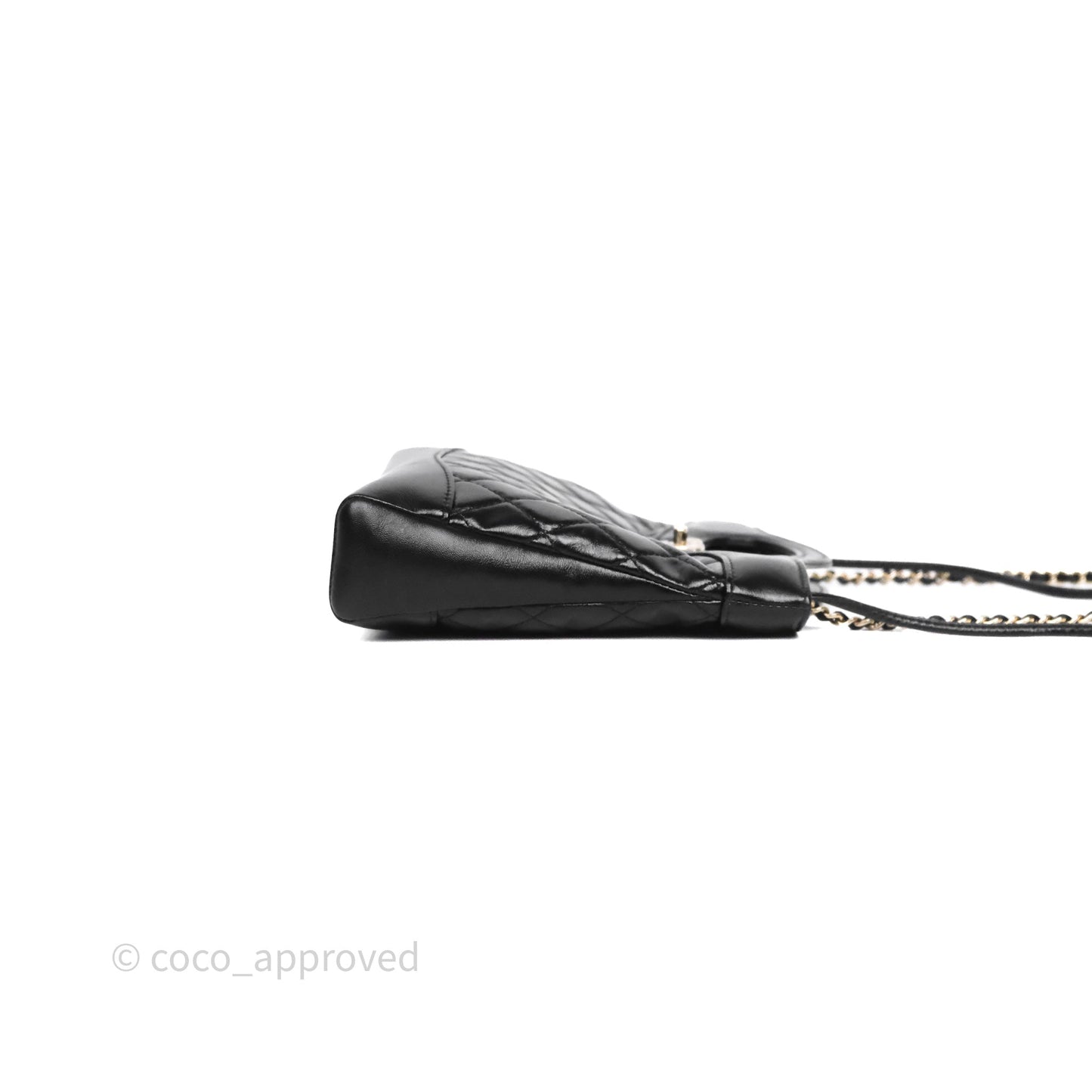 Chanel 31 Mini Black Shiny Lambskin Gold Hardware