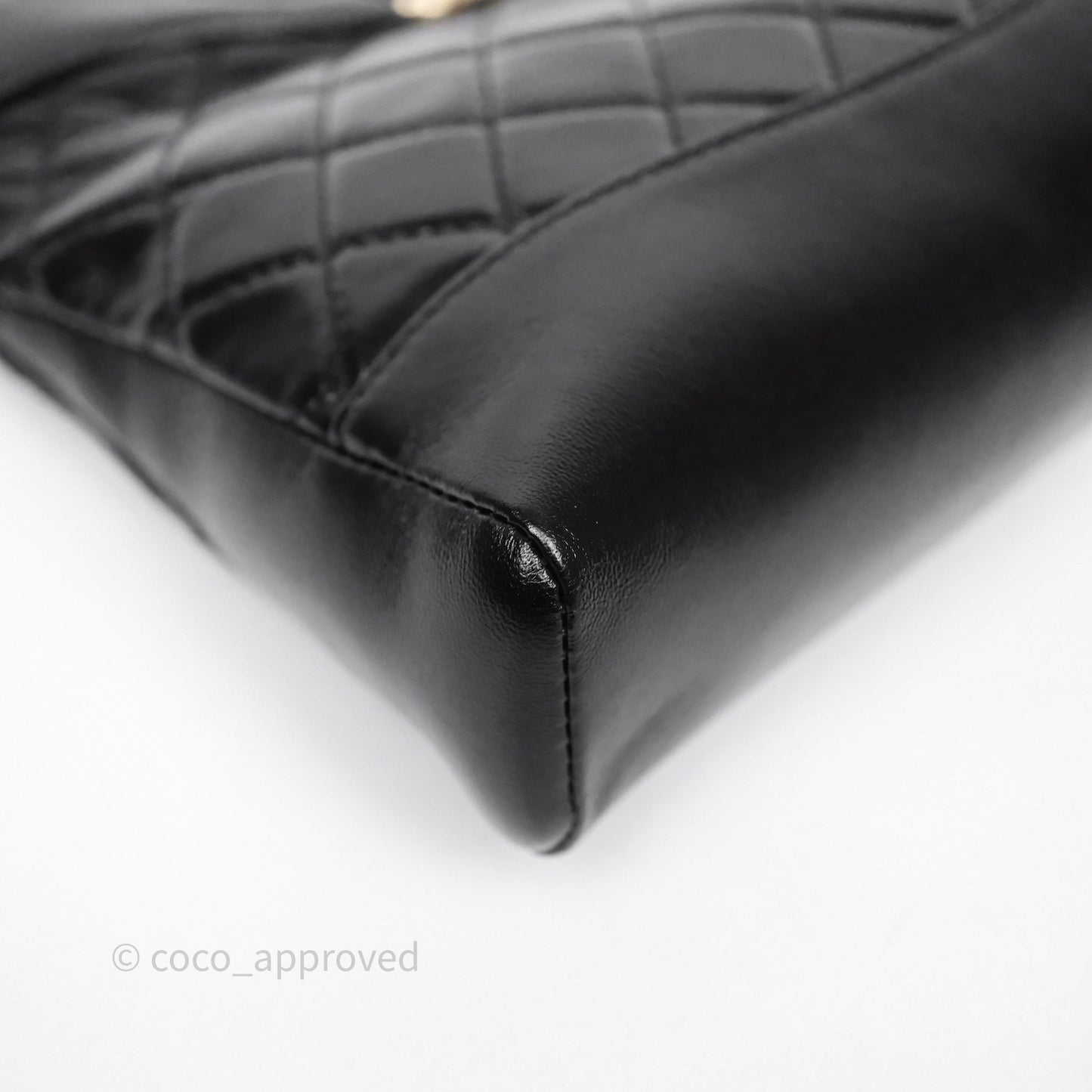 Chanel 31 Mini Black Shiny Lambskin Gold Hardware