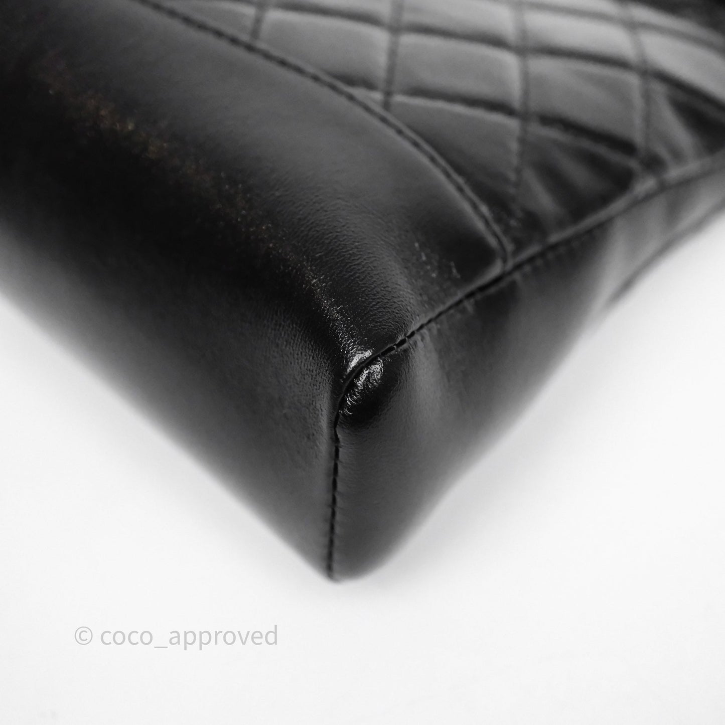 Chanel 31 Mini Black Shiny Lambskin Gold Hardware