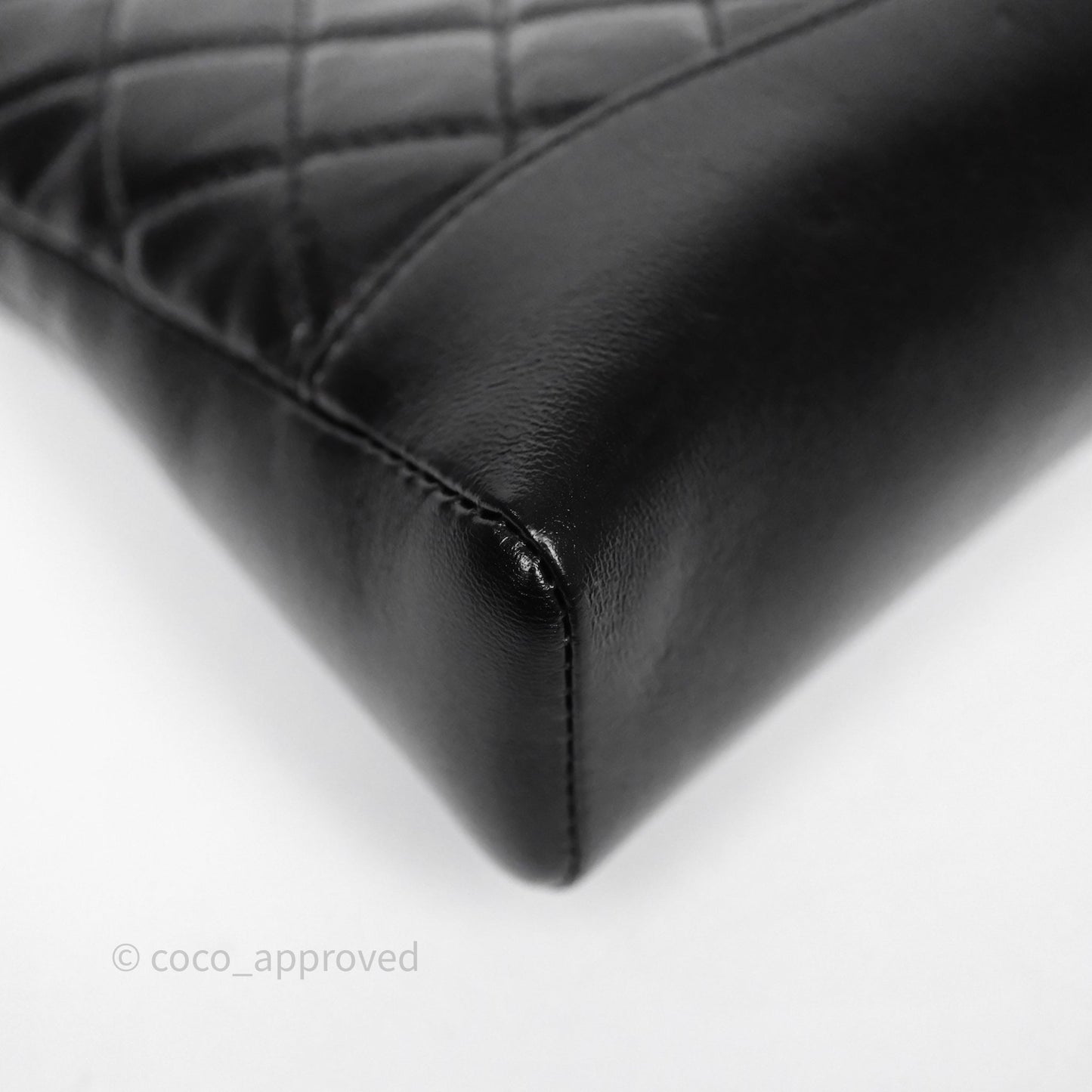 Chanel 31 Mini Black Shiny Lambskin Gold Hardware