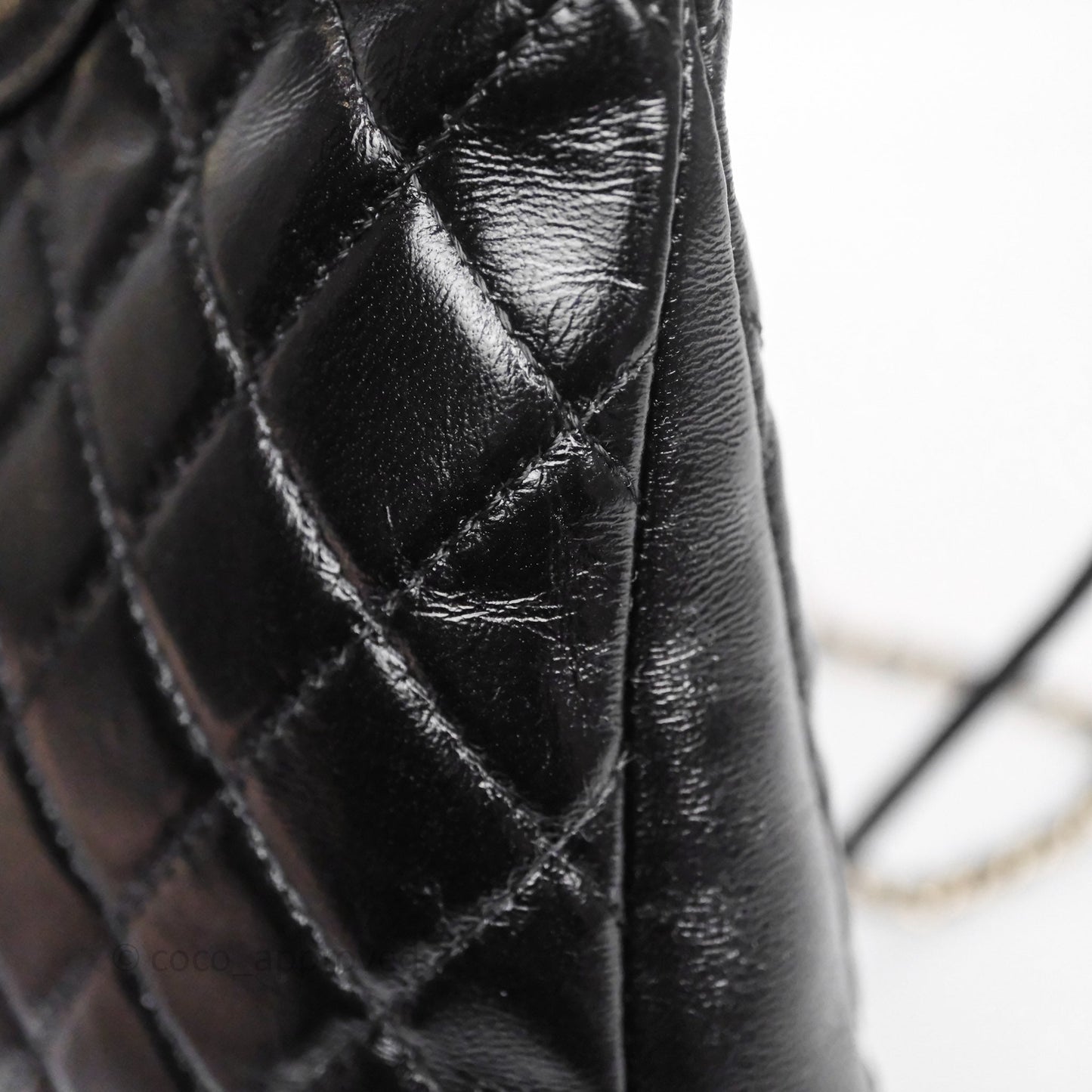 Chanel 31 Mini Black Shiny Lambskin Gold Hardware