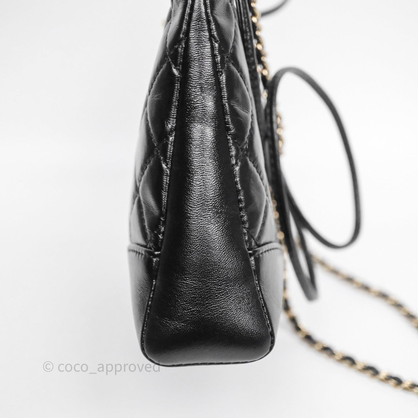 Chanel 31 Mini Black Shiny Lambskin Gold Hardware