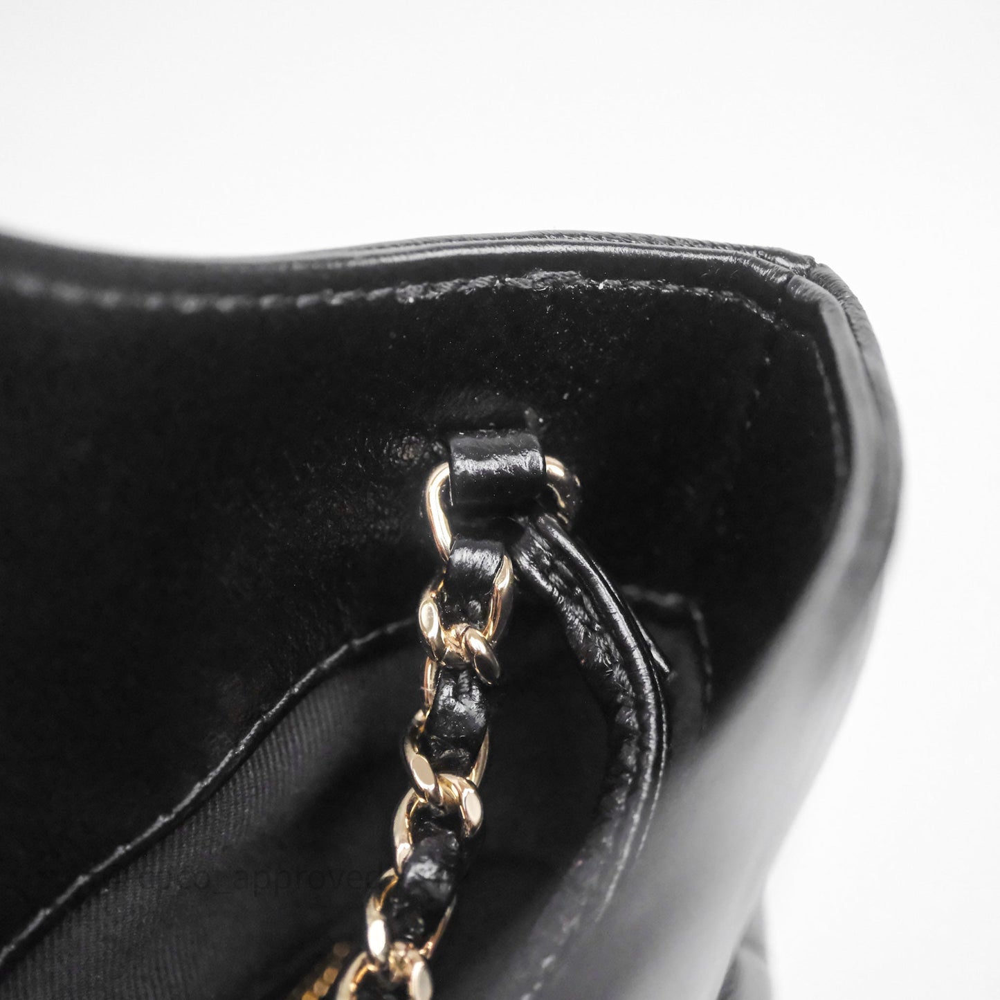 Chanel 31 Mini Black Shiny Lambskin Gold Hardware