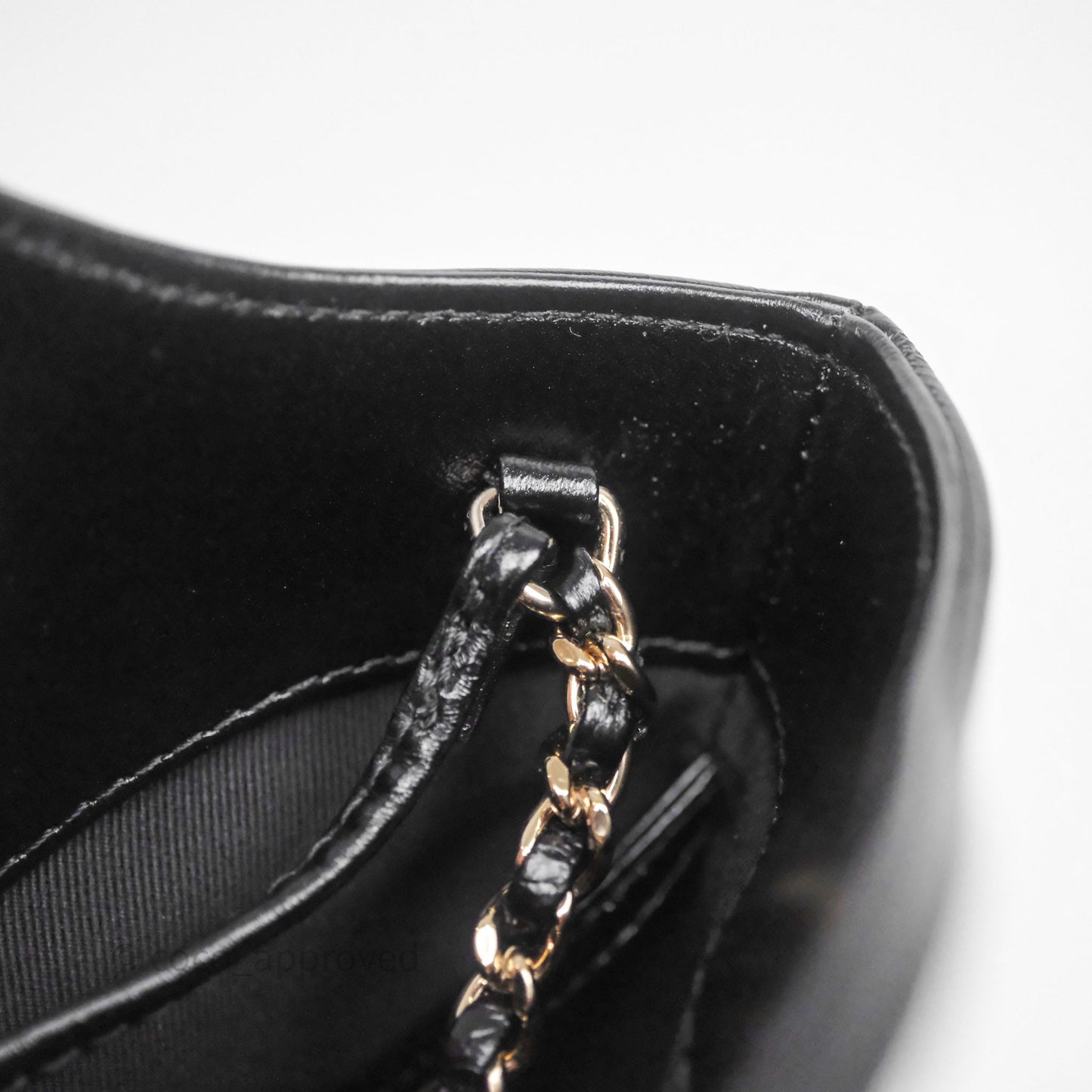 Chanel 31 Mini Black Shiny Lambskin Gold Hardware