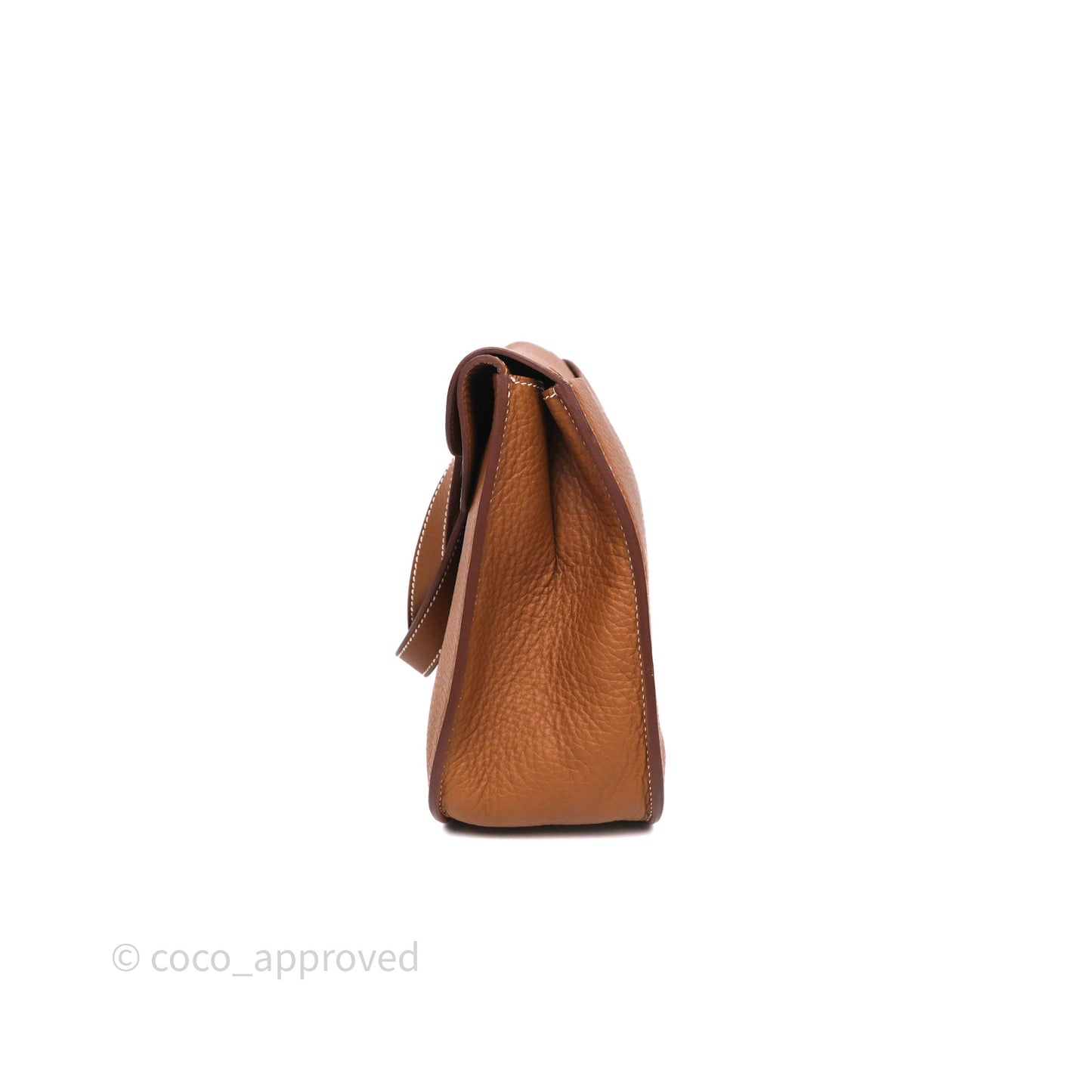 Hermès Halzan 31 Gold 37 Clemence Gold Hardware