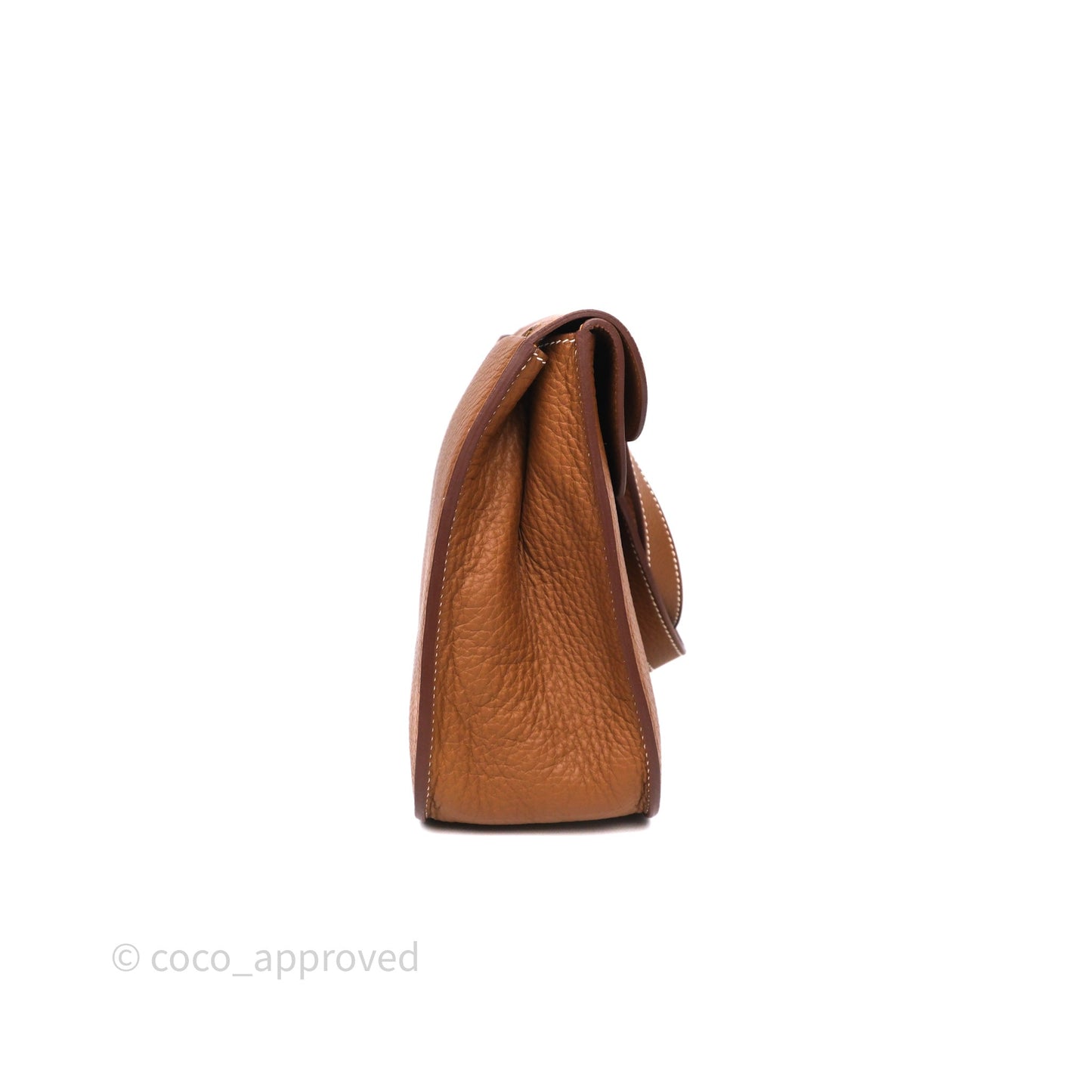 Hermès Halzan 31 Gold 37 Clemence Gold Hardware