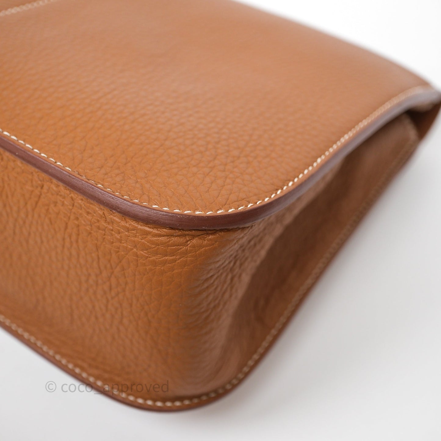 Hermès Halzan 31 Gold 37 Clemence Gold Hardware