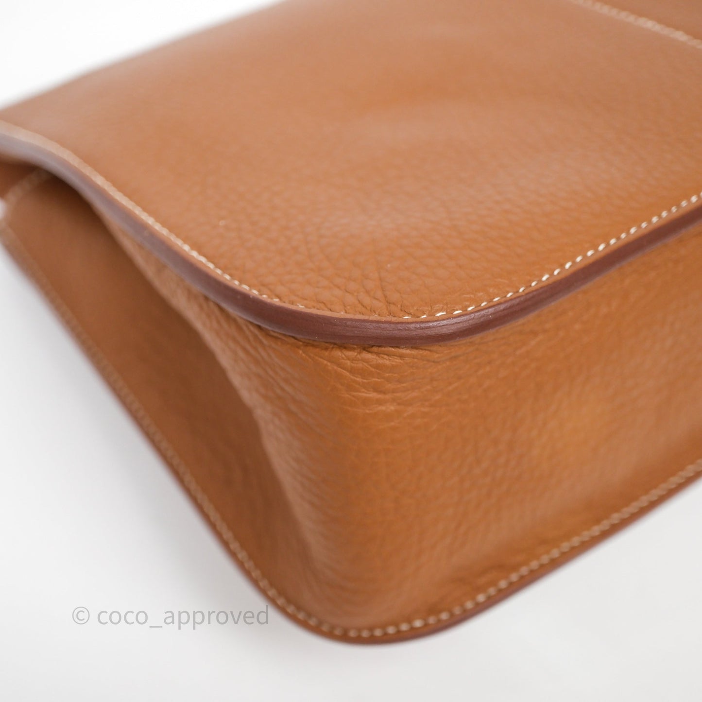Hermès Halzan 31 Gold 37 Clemence Gold Hardware