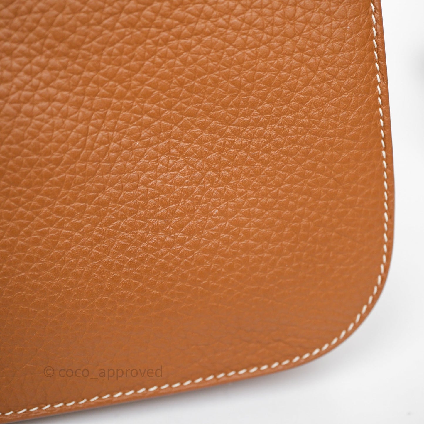 Hermès Halzan 31 Gold 37 Clemence Gold Hardware