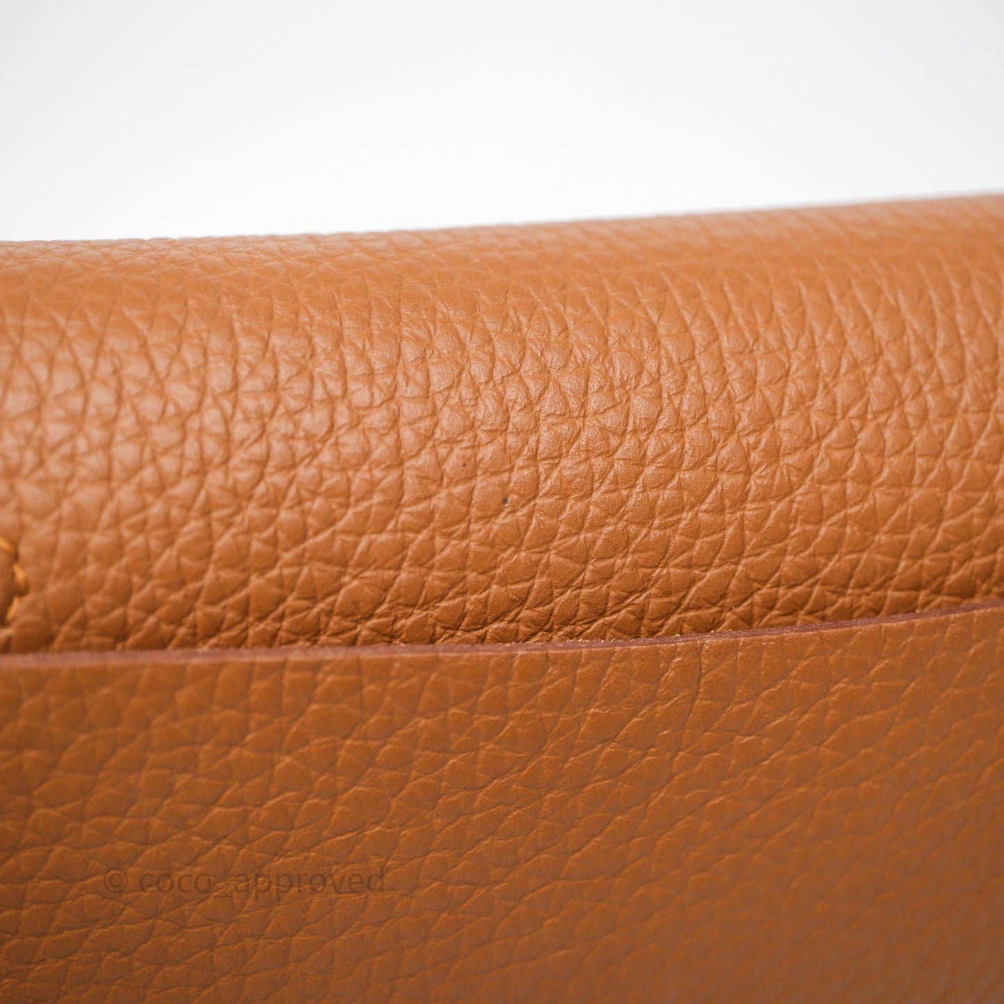 Hermès Halzan 31 Gold 37 Clemence Gold Hardware