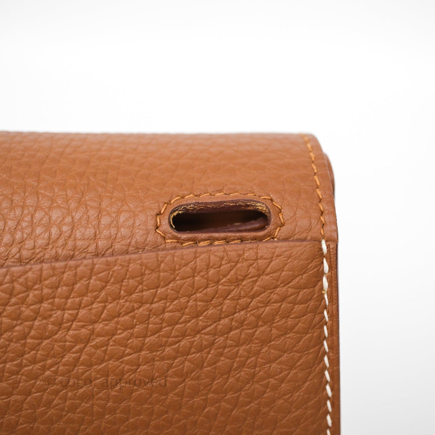 Hermès Halzan 31 Gold 37 Clemence Gold Hardware