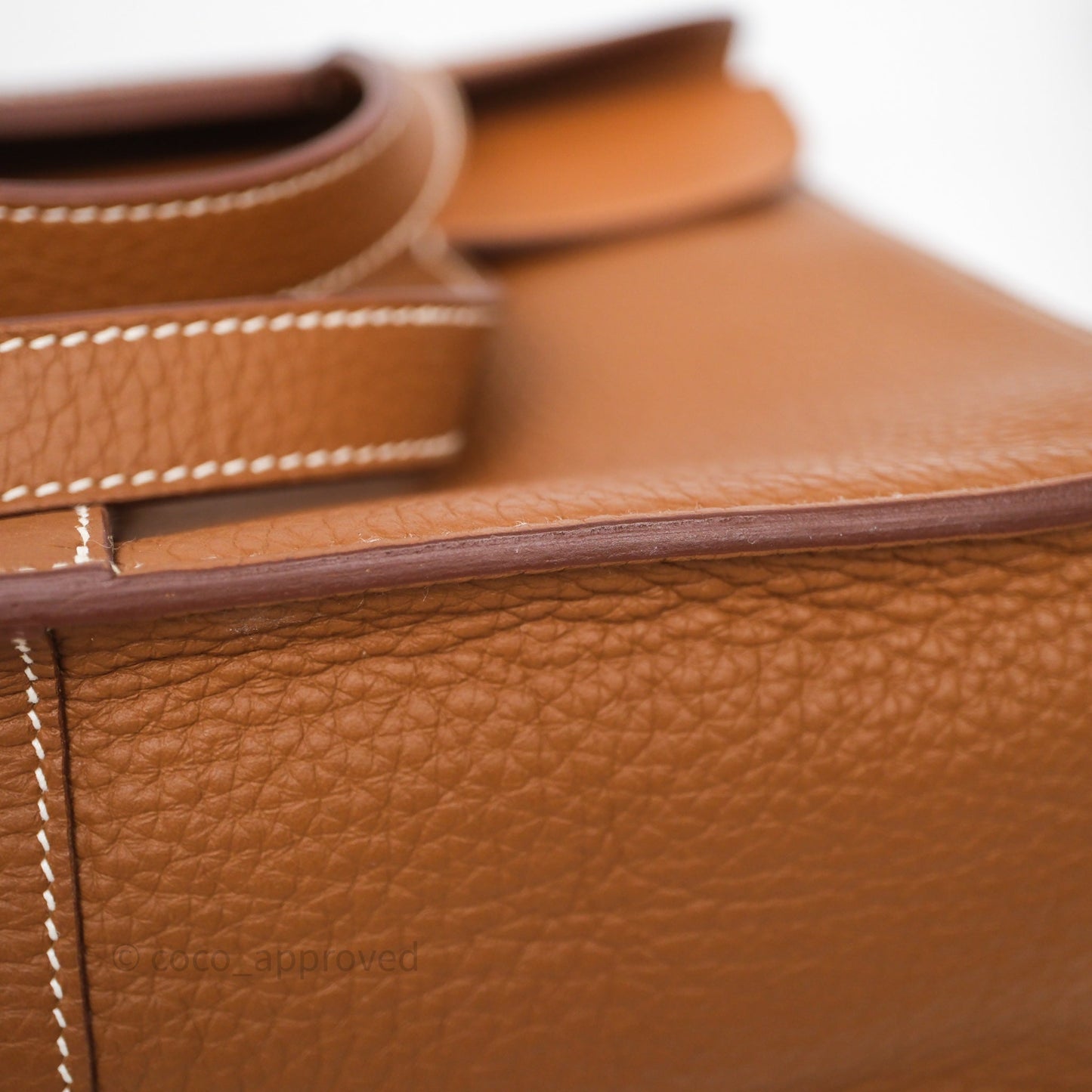 Hermès Halzan 31 Gold 37 Clemence Gold Hardware