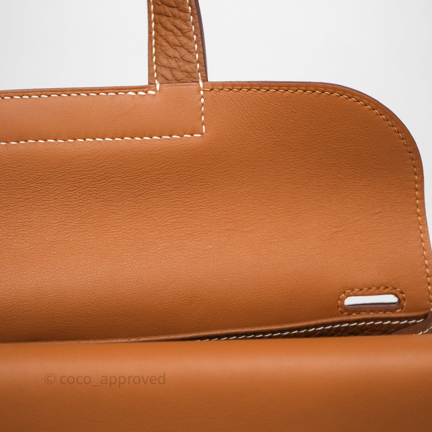Hermès Halzan 31 Gold 37 Clemence Gold Hardware