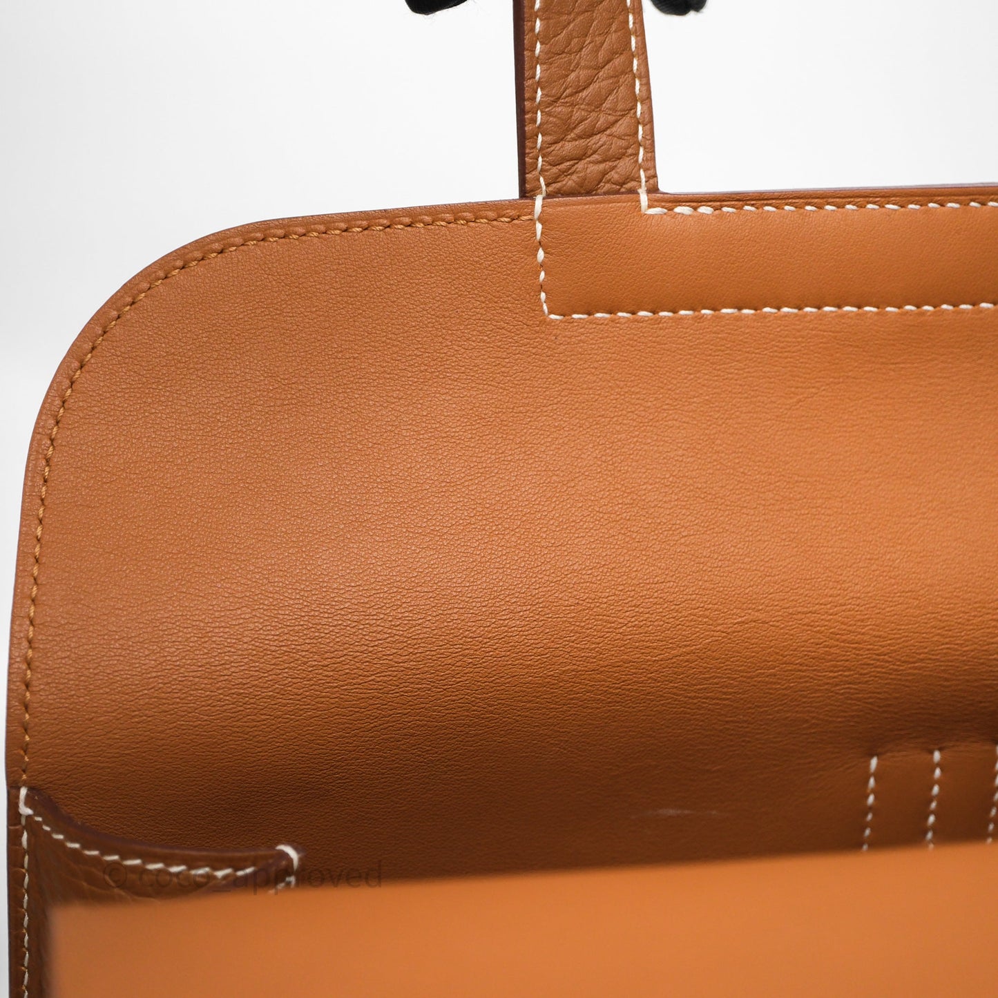 Hermès Halzan 31 Gold 37 Clemence Gold Hardware
