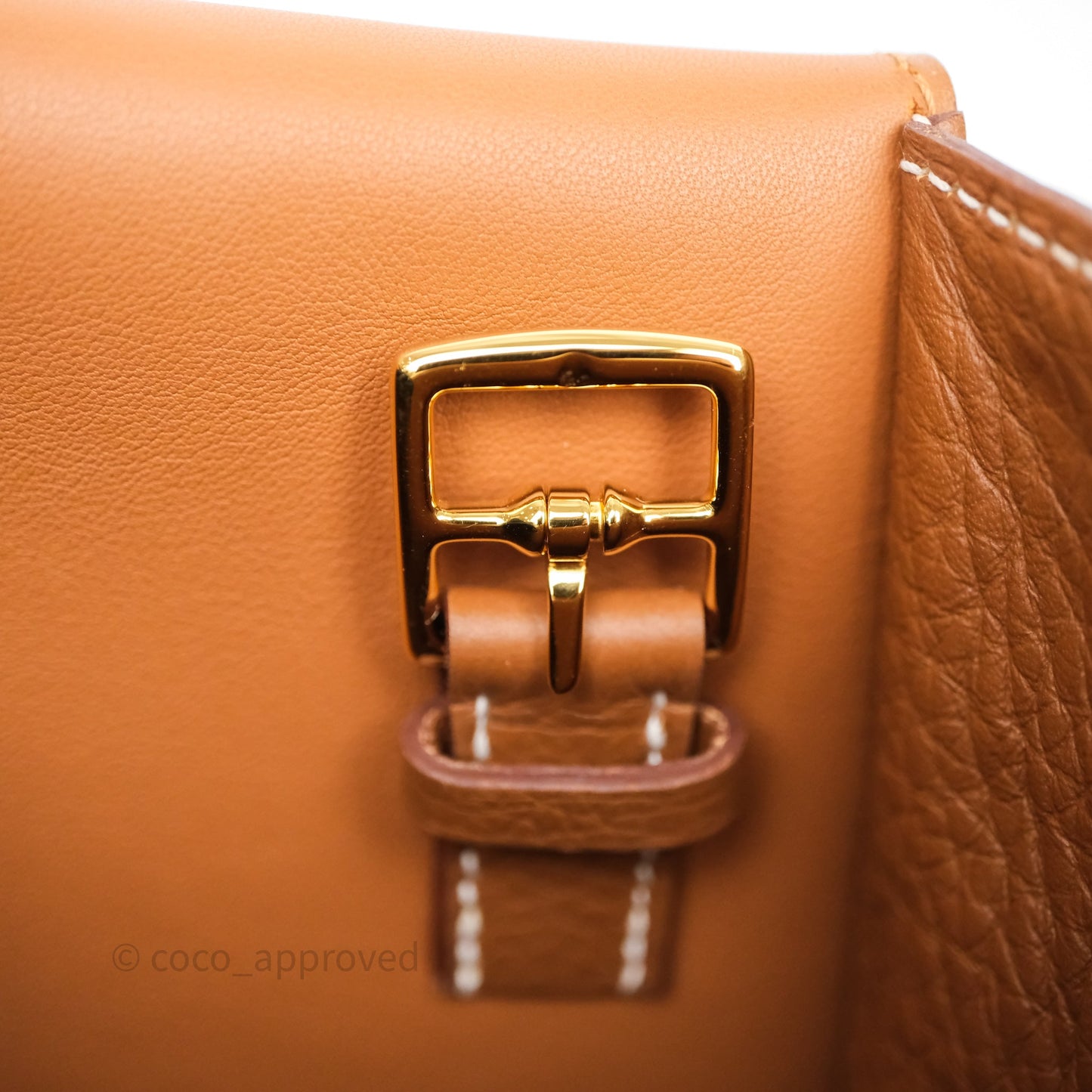 Hermès Halzan 31 Gold 37 Clemence Gold Hardware