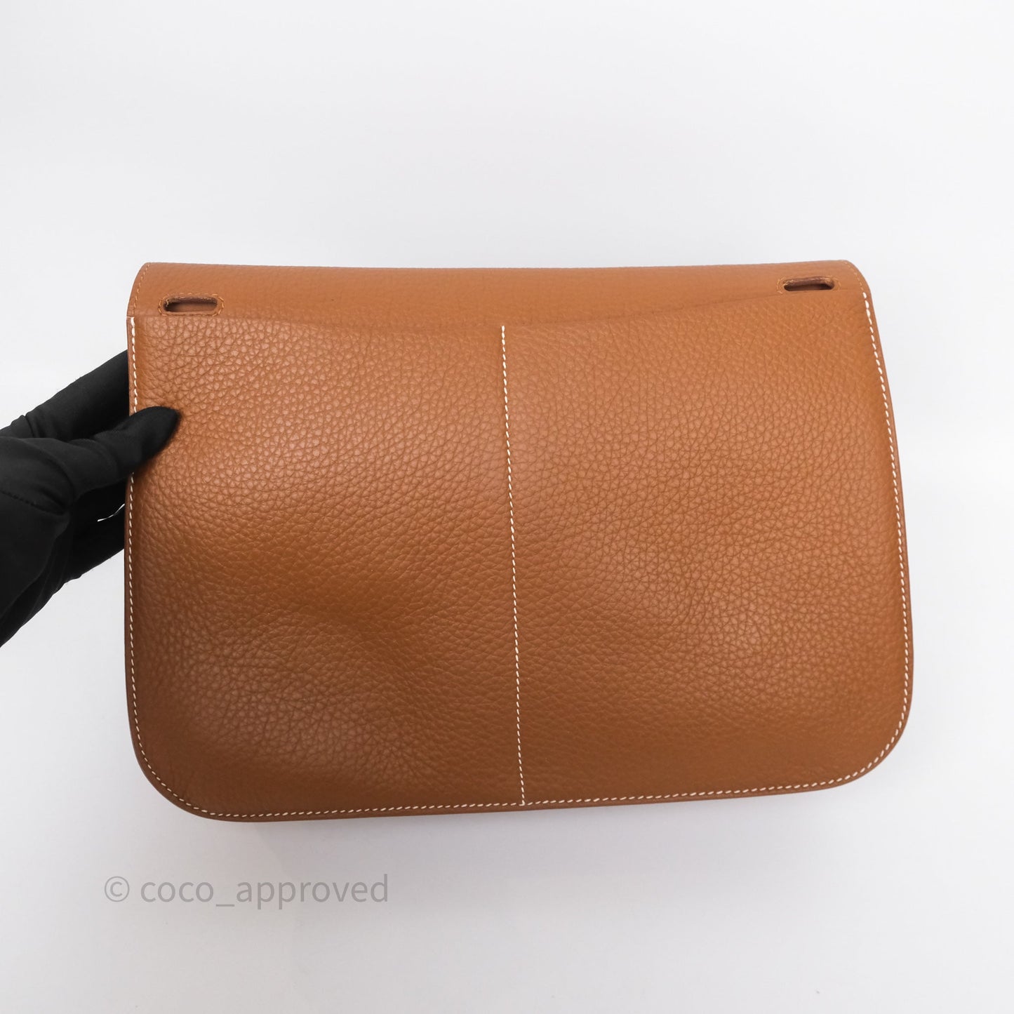 Hermès Halzan 31 Gold 37 Clemence Gold Hardware