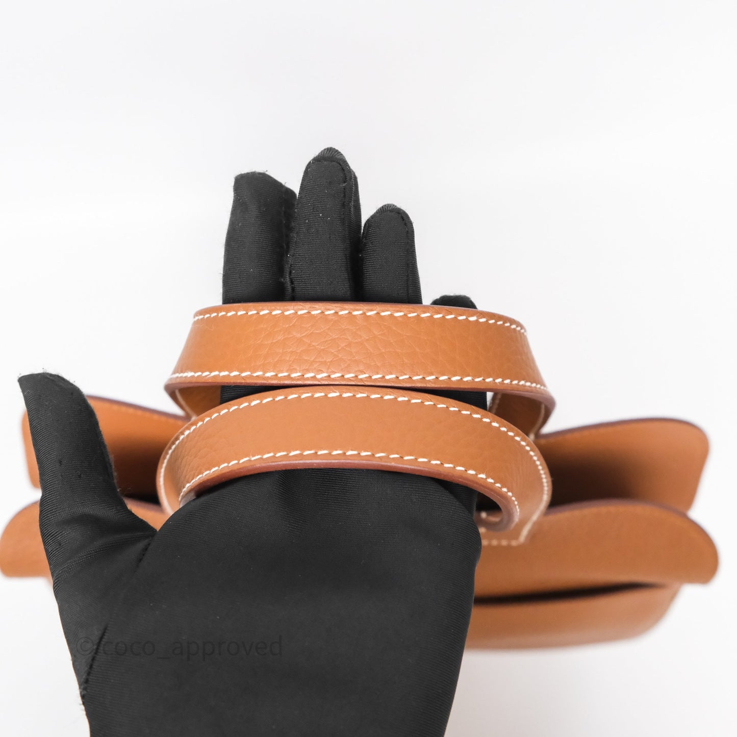 Hermès Halzan 31 Gold 37 Clemence Gold Hardware