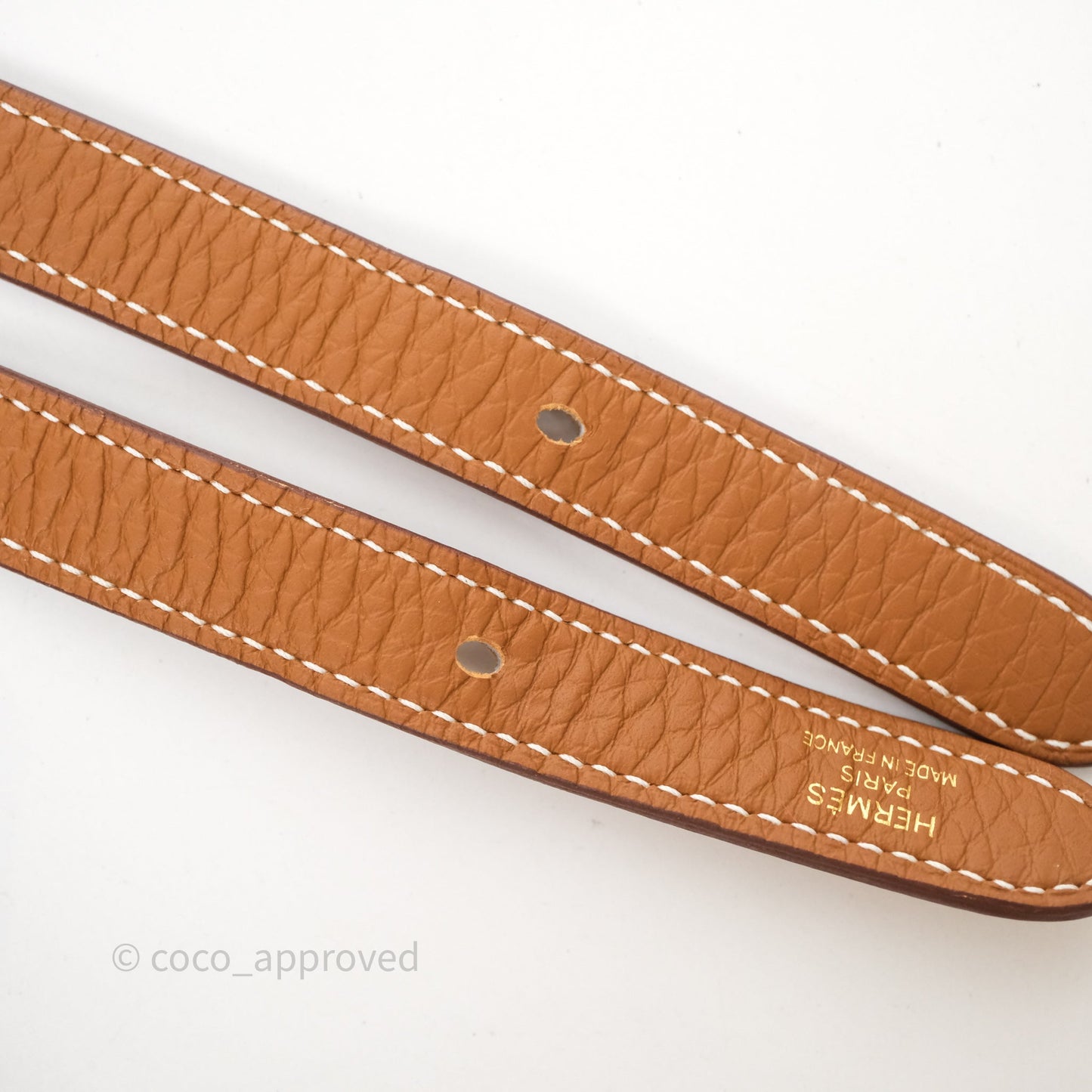 Hermès Halzan 31 Gold 37 Clemence Gold Hardware
