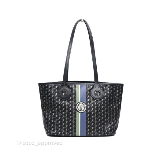 Moynat Tote Ruban PM Carbon Silver