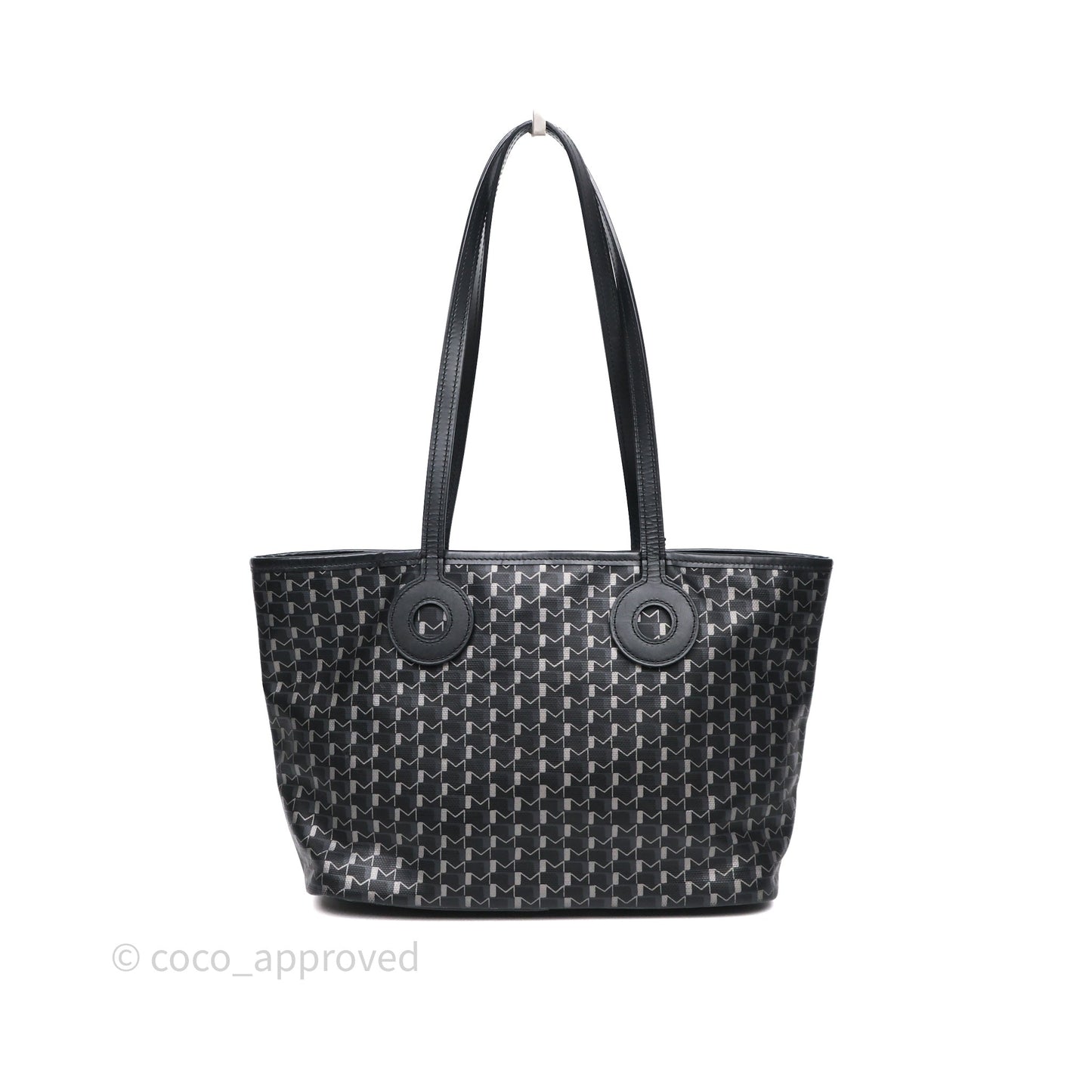 Moynat Tote Ruban PM Carbon Silver