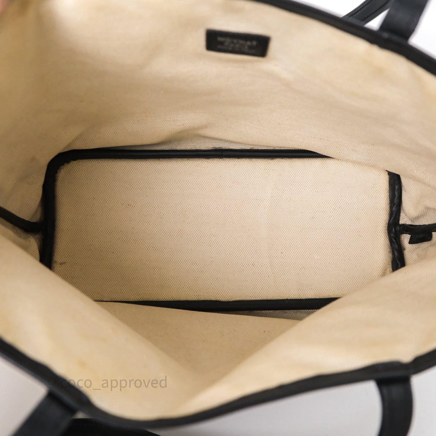 Moynat Tote Ruban PM Carbon Silver