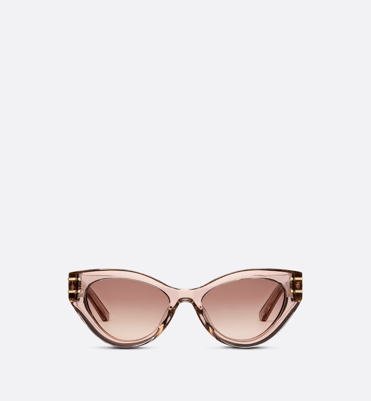 Luxury Diorsignature B7I Transparent Pink Butterfly Sunglasses
