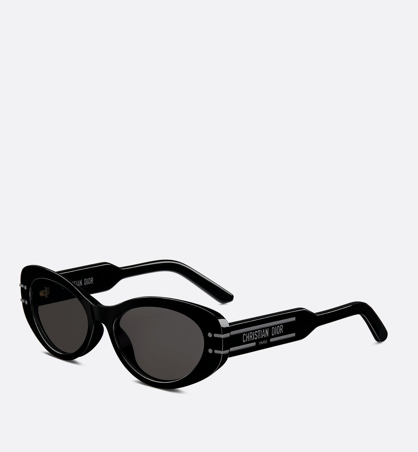 Luxury Diorsignature B8U Black Oval Sunglasses