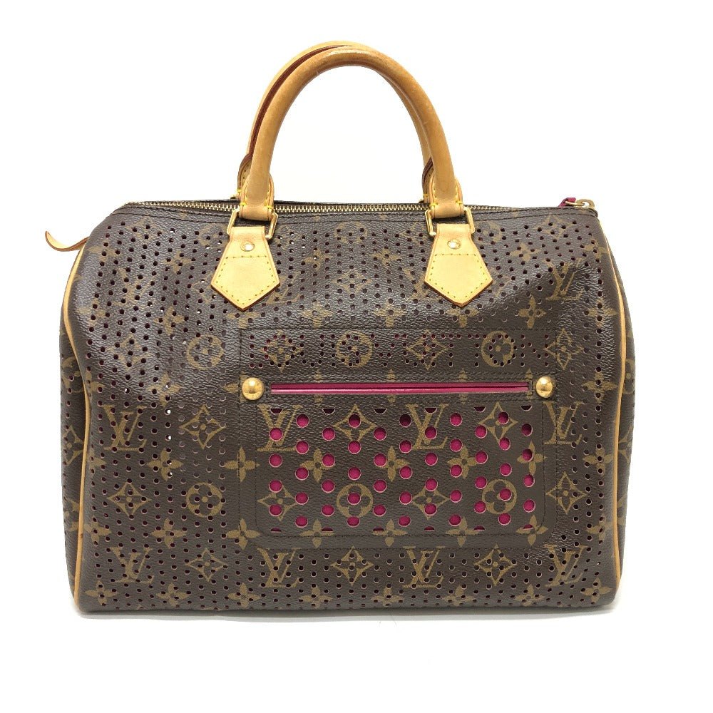 LOUIS VUITTON Handbag M95180 Monogram canvas Brown x purple type Monogram Perfo Speedy 30 Women