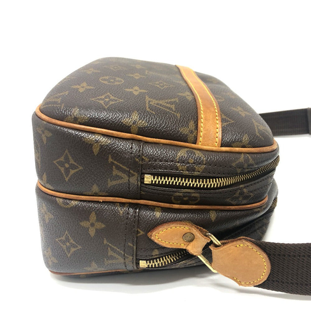 LOUIS VUITTON Shoulder Bag M45254 Monogram canvas Brown Monogram Reporter PM Women