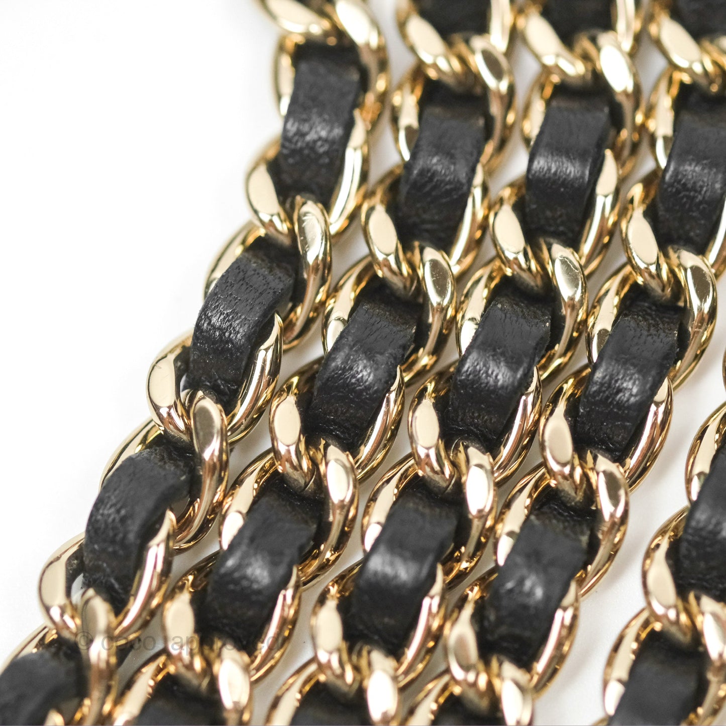 Chanel Wallet On Chain WOC Black Patent Lambskin Gold Hardware