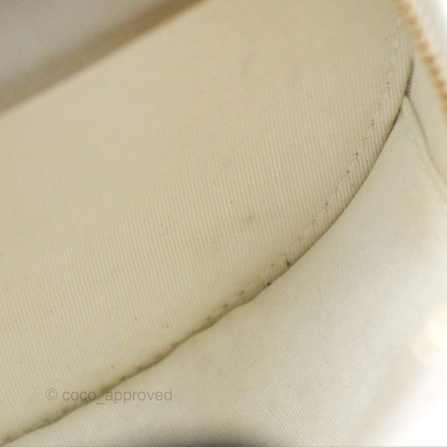 Chanel 19 Round Clutch With Chain White Glazed Calfskin Mixed Hardware