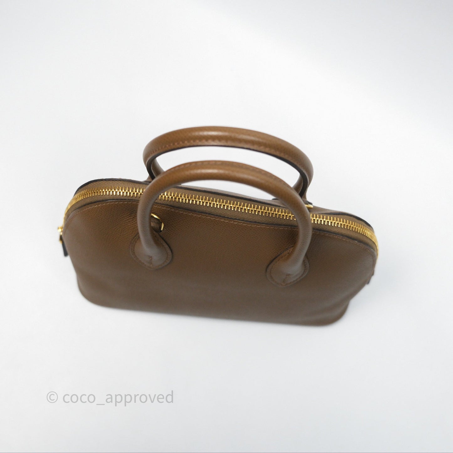 Hermès Bolide 25 Alezan 3G Epsom Gold Hardware