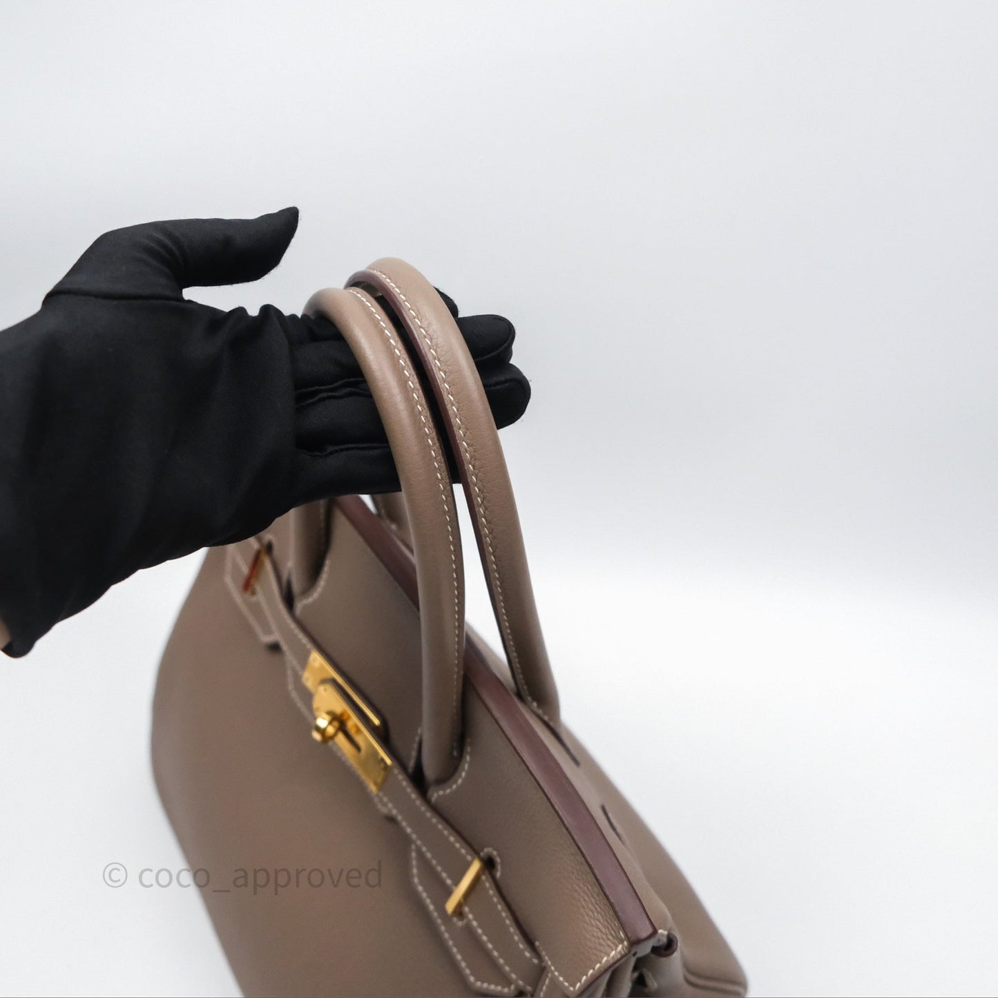 Hermès Birkin 30 Etoupe 18 Togo Gold Hardware