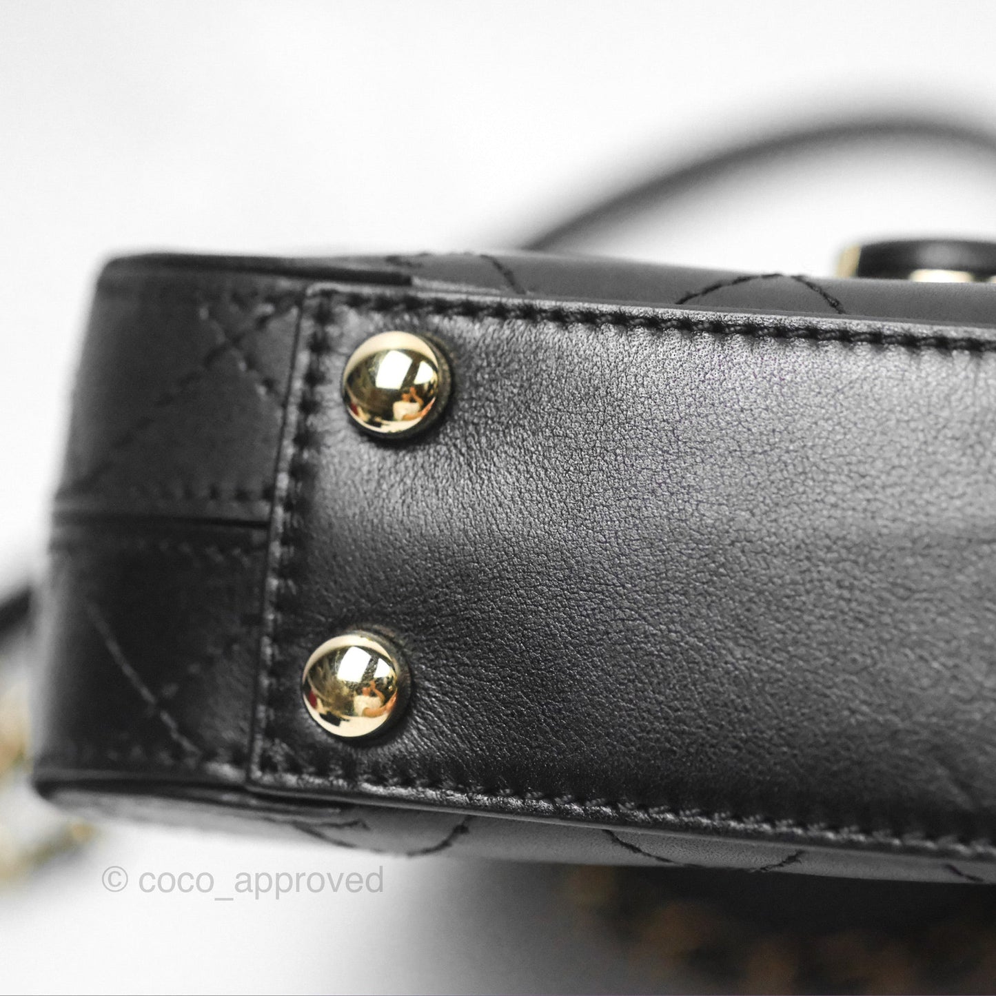 Chanel Calfskin Stitched Small Flap Bag Black
