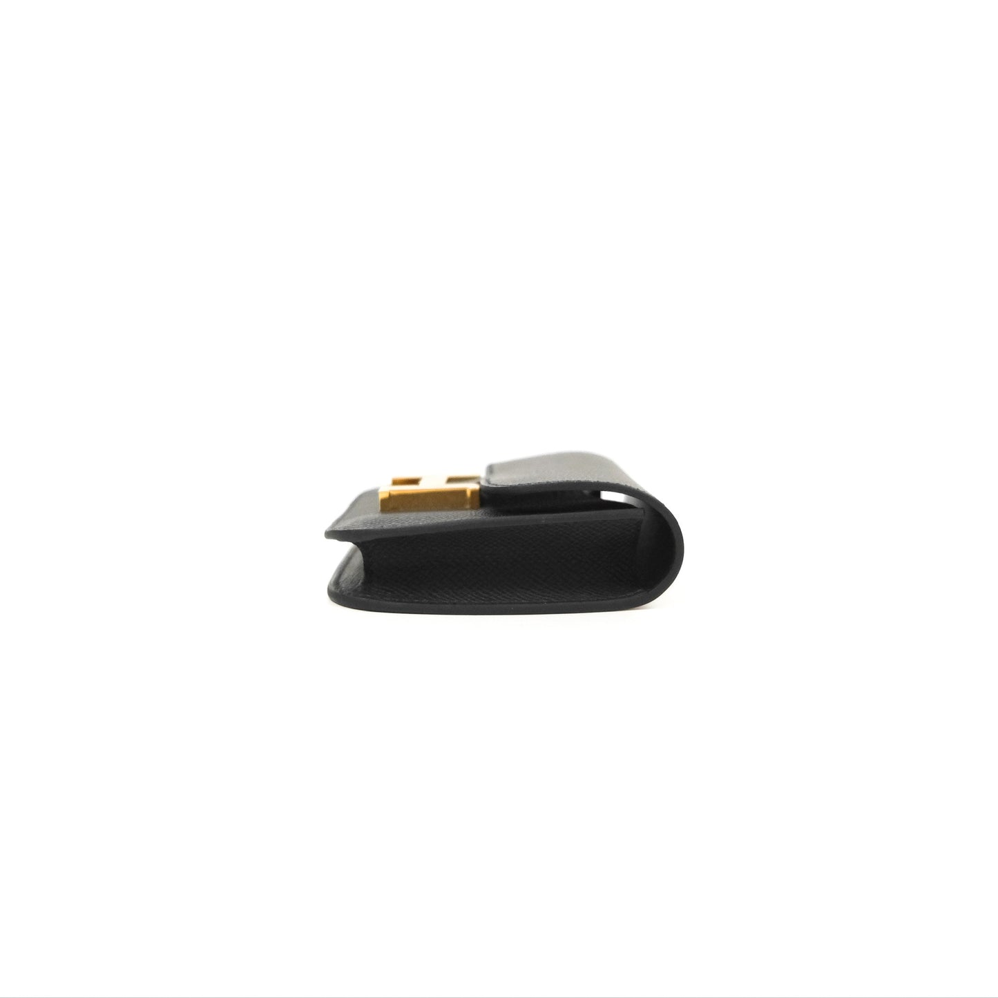 Hermès Constance Slim Wallet Black Epsom Gold Hardware