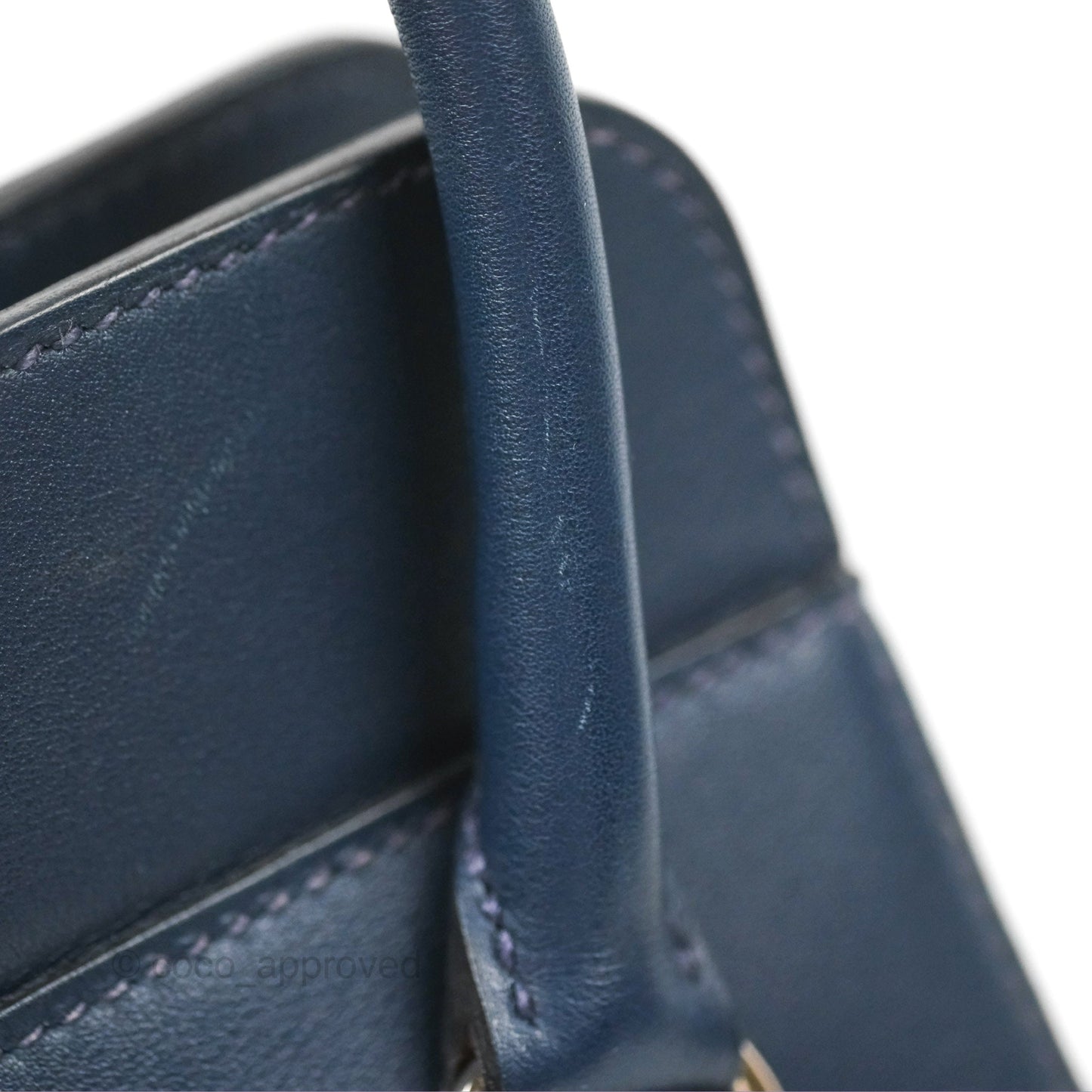 Hermès ToolBox 20 Navy Swift Palladium Hardware