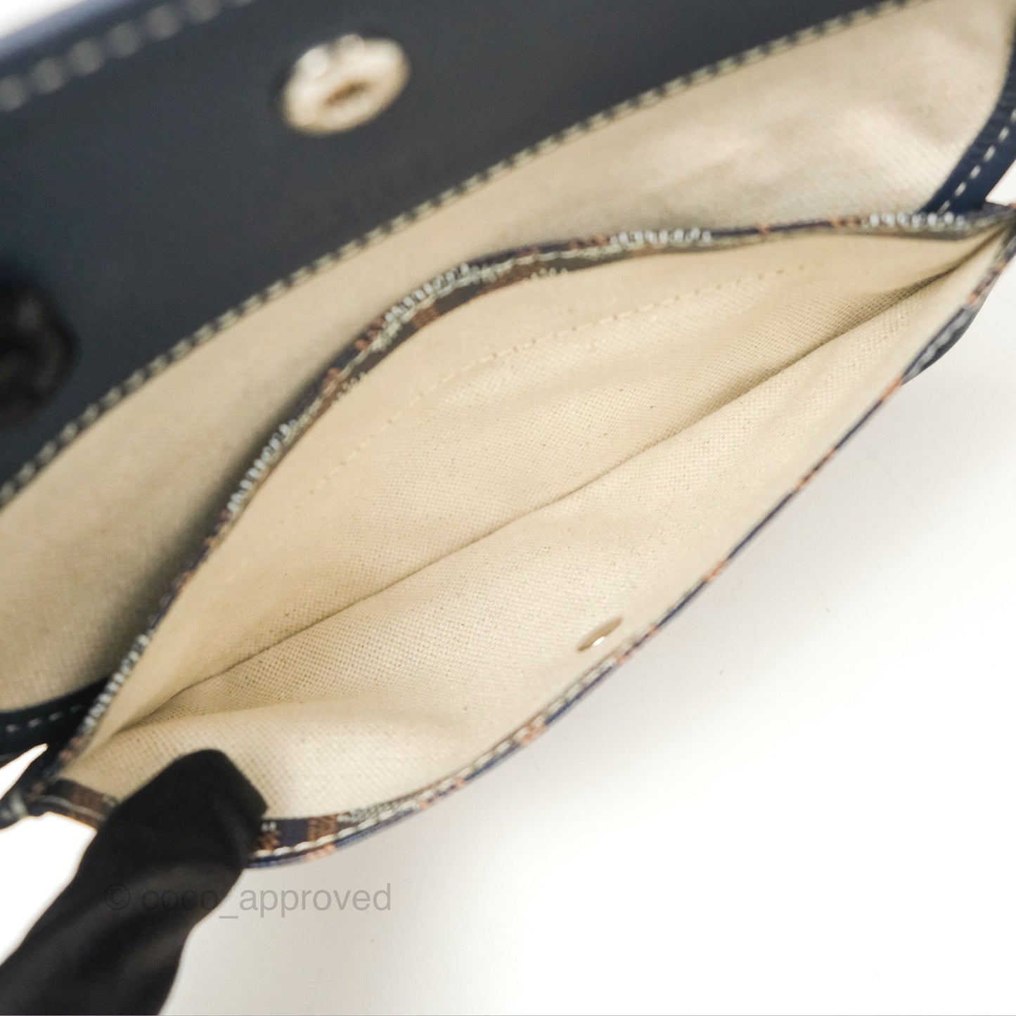Goyard Bohème Hobo Bag Navy Goyardine Canvas