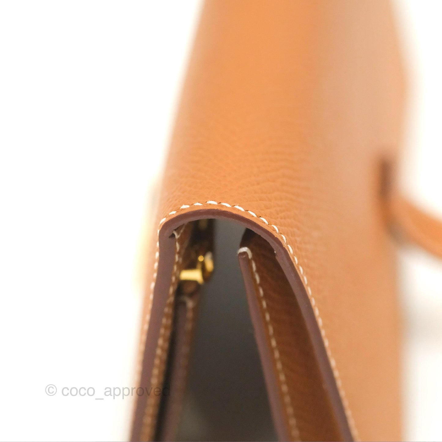 Hermès Bearn Wallet Gold Epsom Gold Hardware