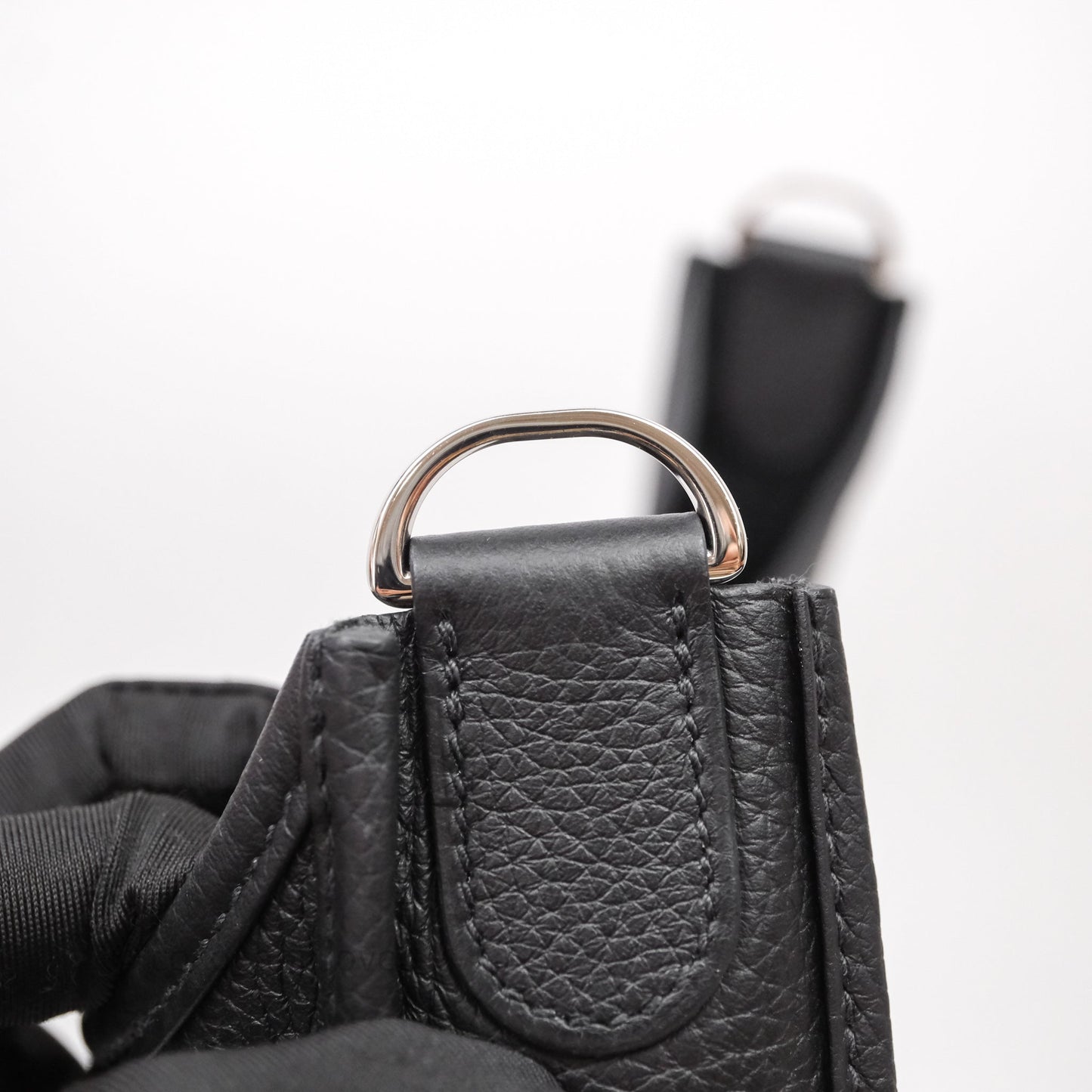Hermes Evelyne III 29 Black Clemence Palladium Hardware