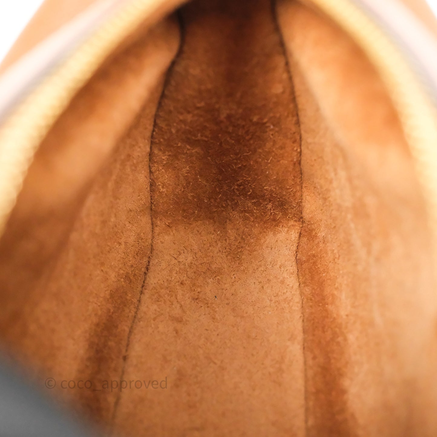 Celine Mini Romy Shoulder Bag Tan Calfskin Gold Hardware