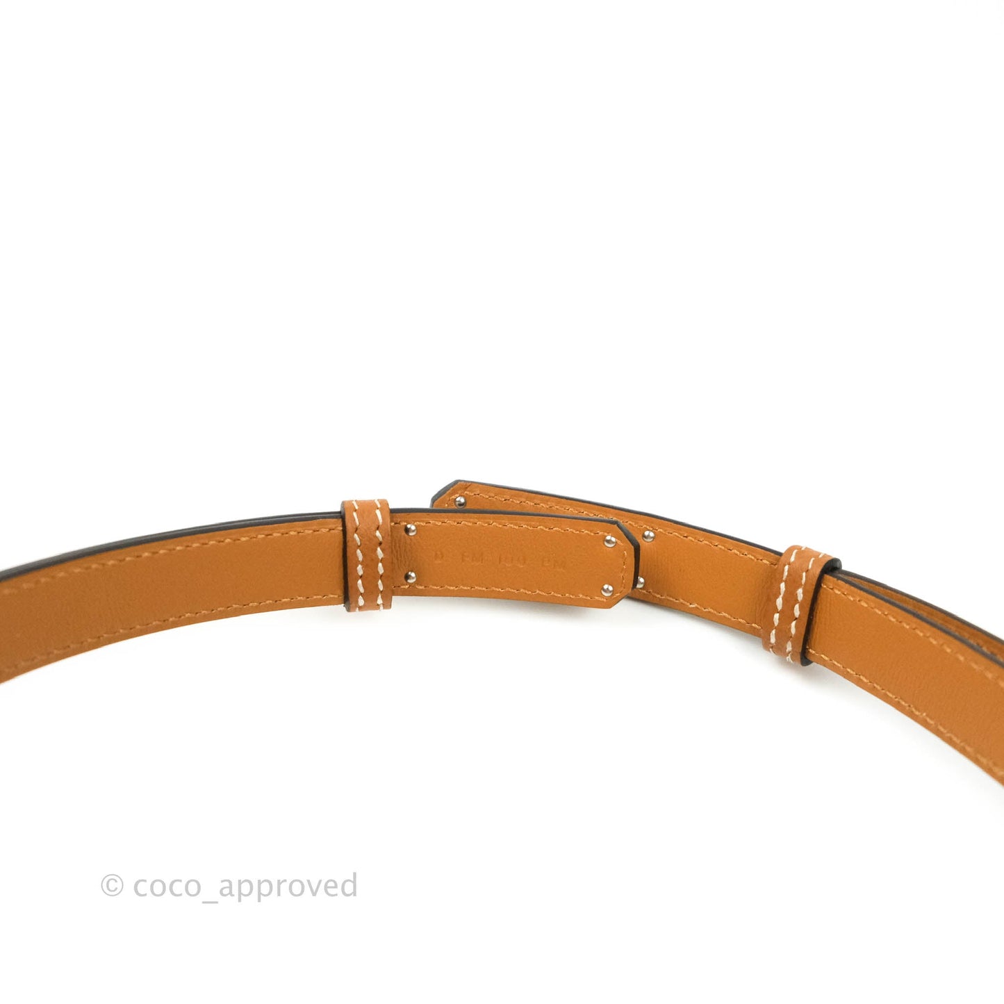 Hermès Epsom Kelly Buckle Belt Palladium Hardware