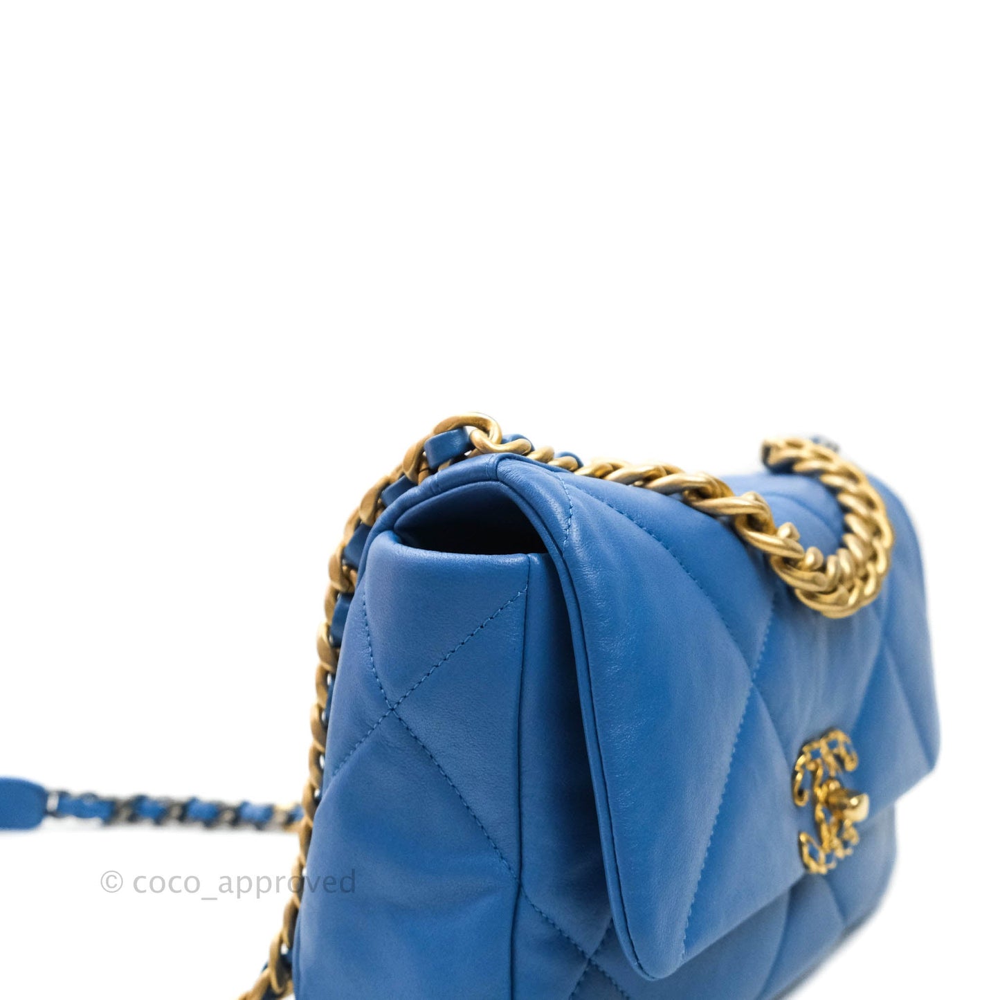 Chanel 19 Small Blue Mixed Hardware 20S