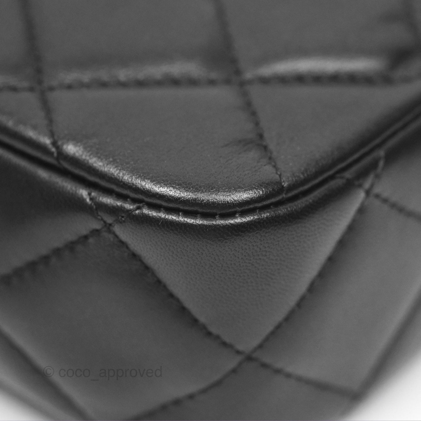 Chanel My Perfect Mini Camera Bag Black Lambskin Aged Gold Hardware