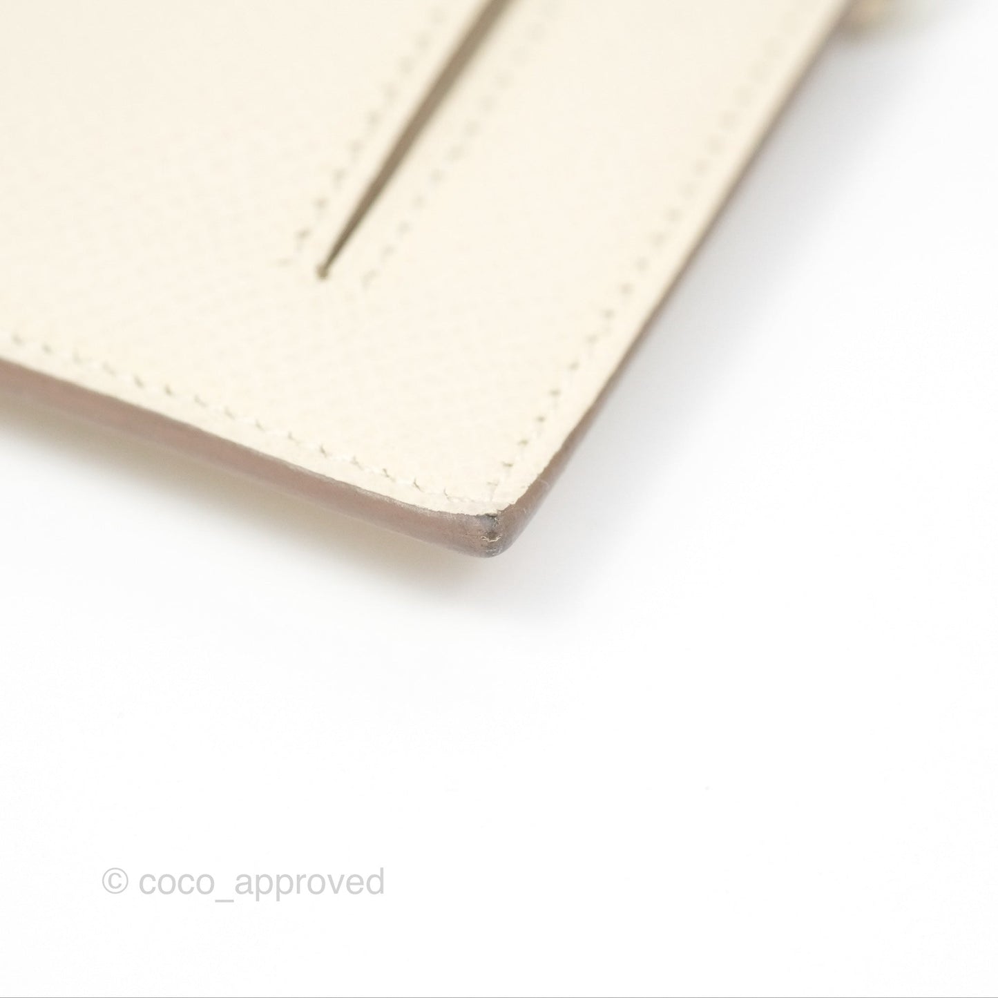 Hermès Kelly Pocket Compact Wallet Nata I2 Gold Hardware