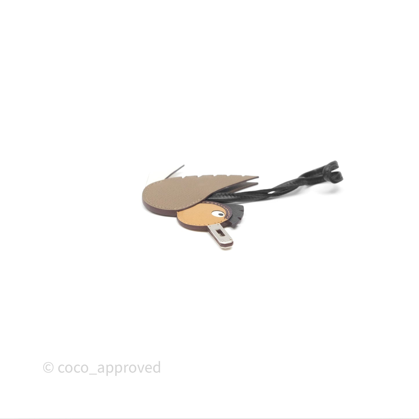 Hermès Birdy Charm Epsom Palladium Hardware